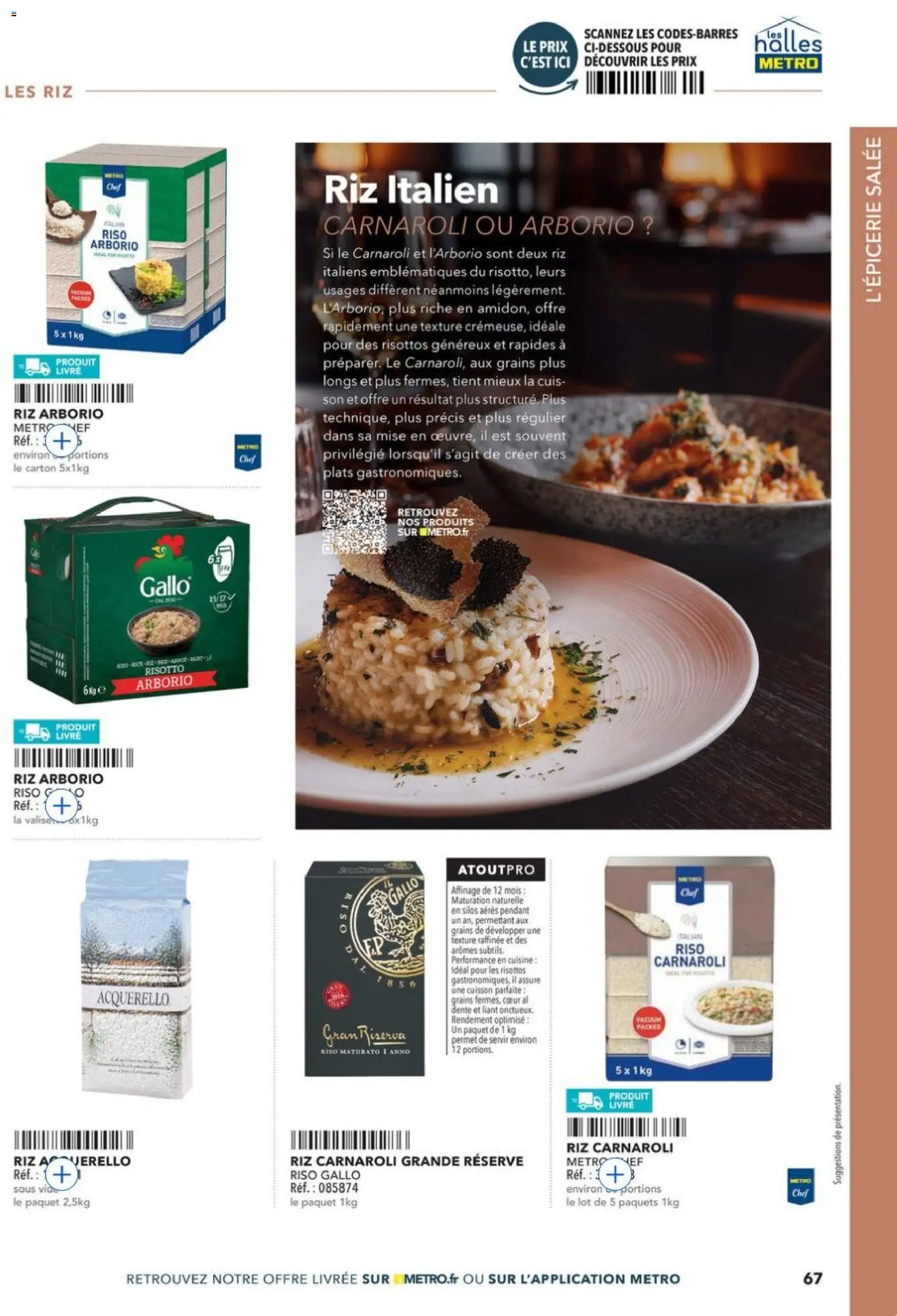 {H1} | Page: 67 | Produits: Riz, Livre, Valise