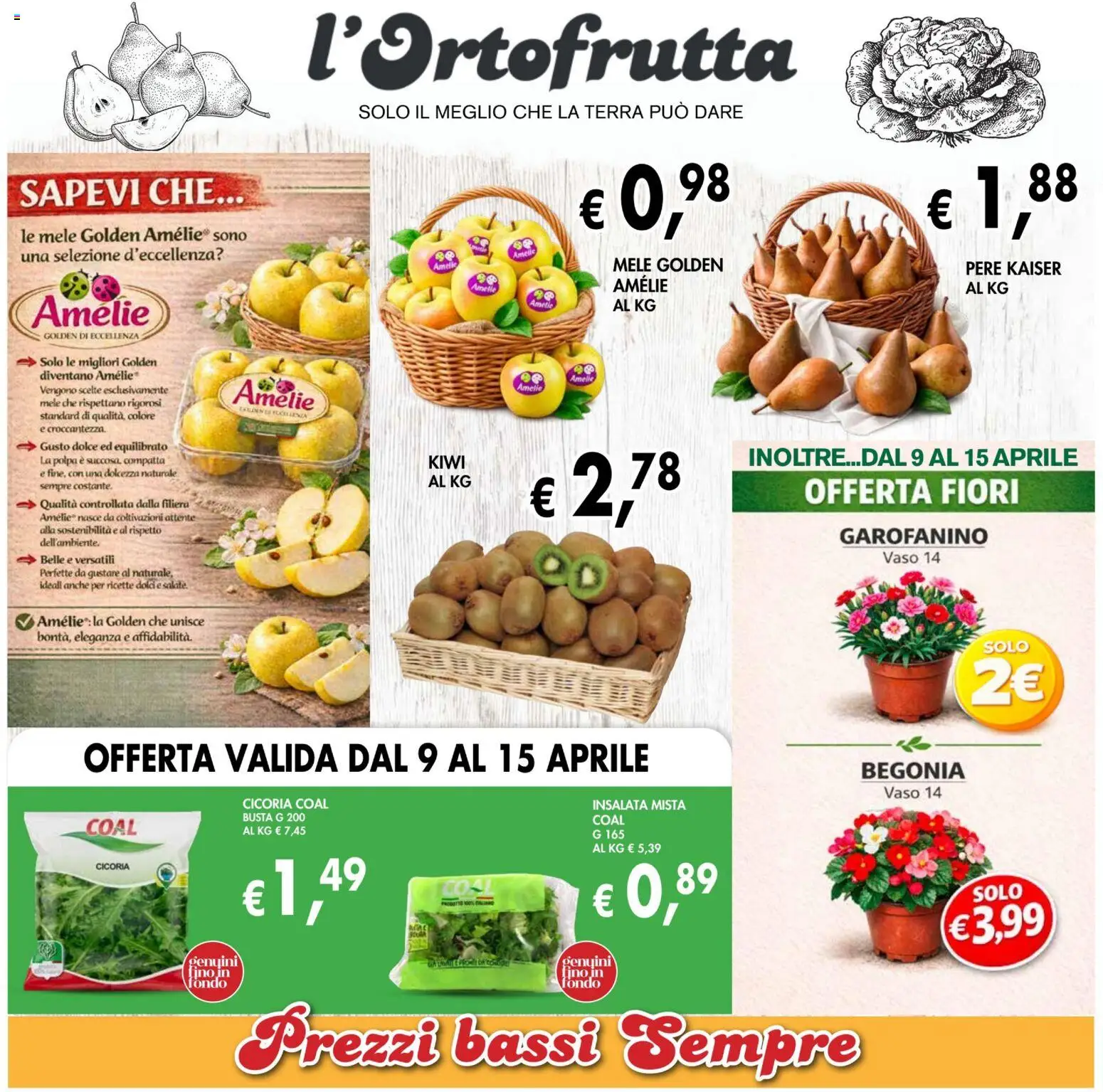 Volantino Coal del 09.04.2026 | Pagina: 2 | Prodotti: Kiwi, Insalata, Vaso, Terra