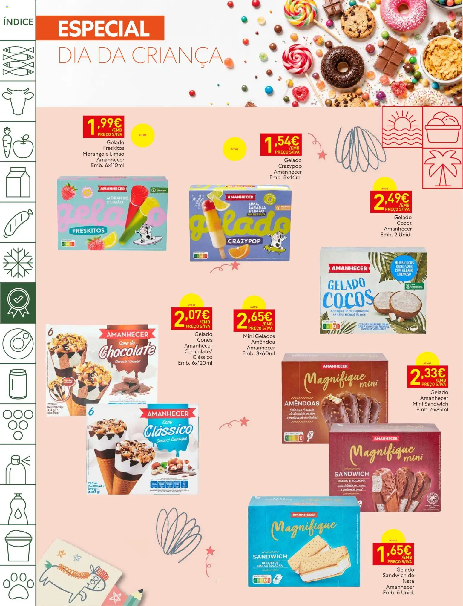 Recheio Folheto Madeira │ válido de 26.05.2026 | Página: 12 | Produtos: Gelado, Chocolate, Nata, Gelado sandwich