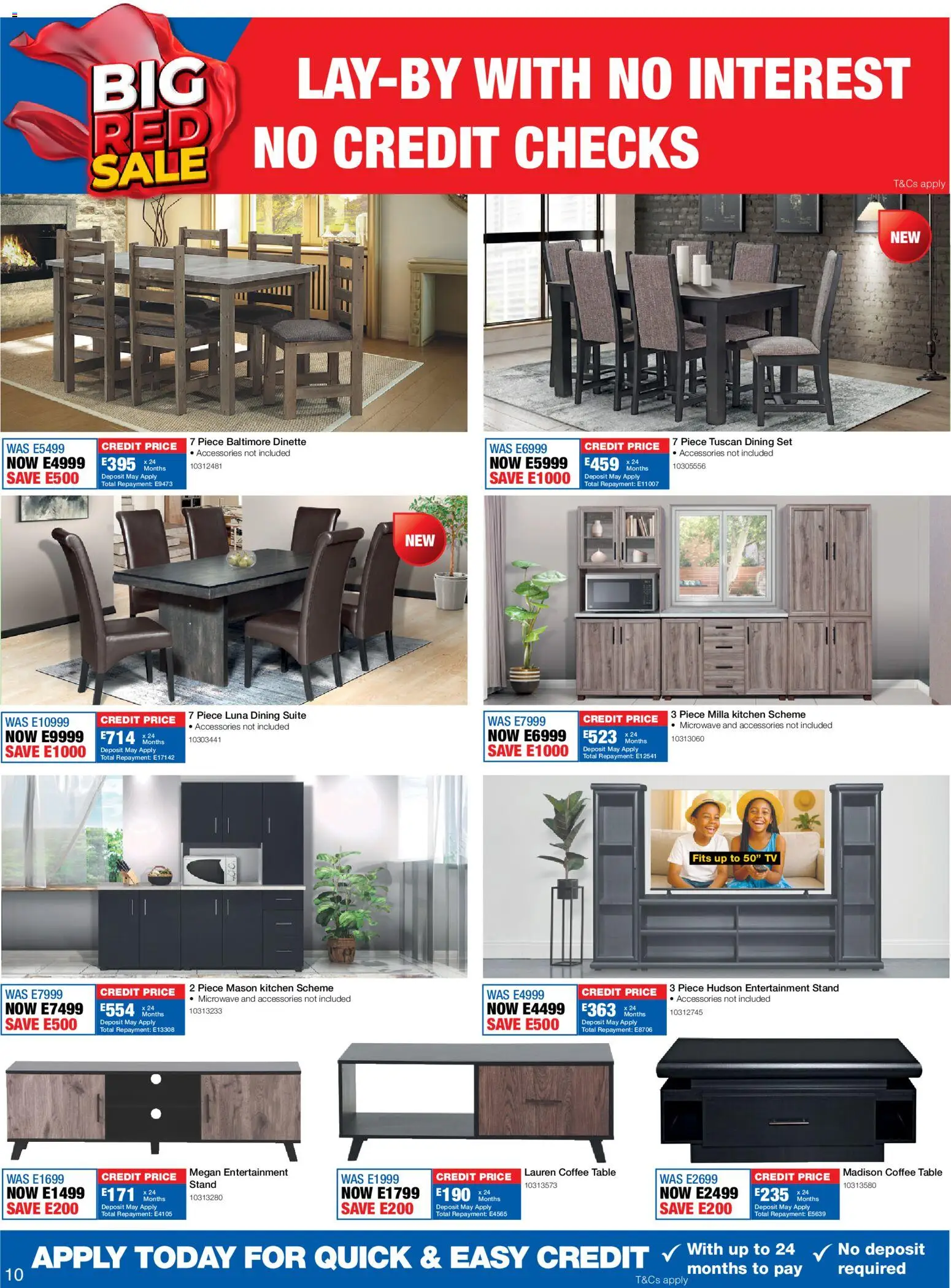New OK Furniture catalogue – valid from 18.05.2026 | Page: 10 | Products: TV, Coffee table, Table, Coffee