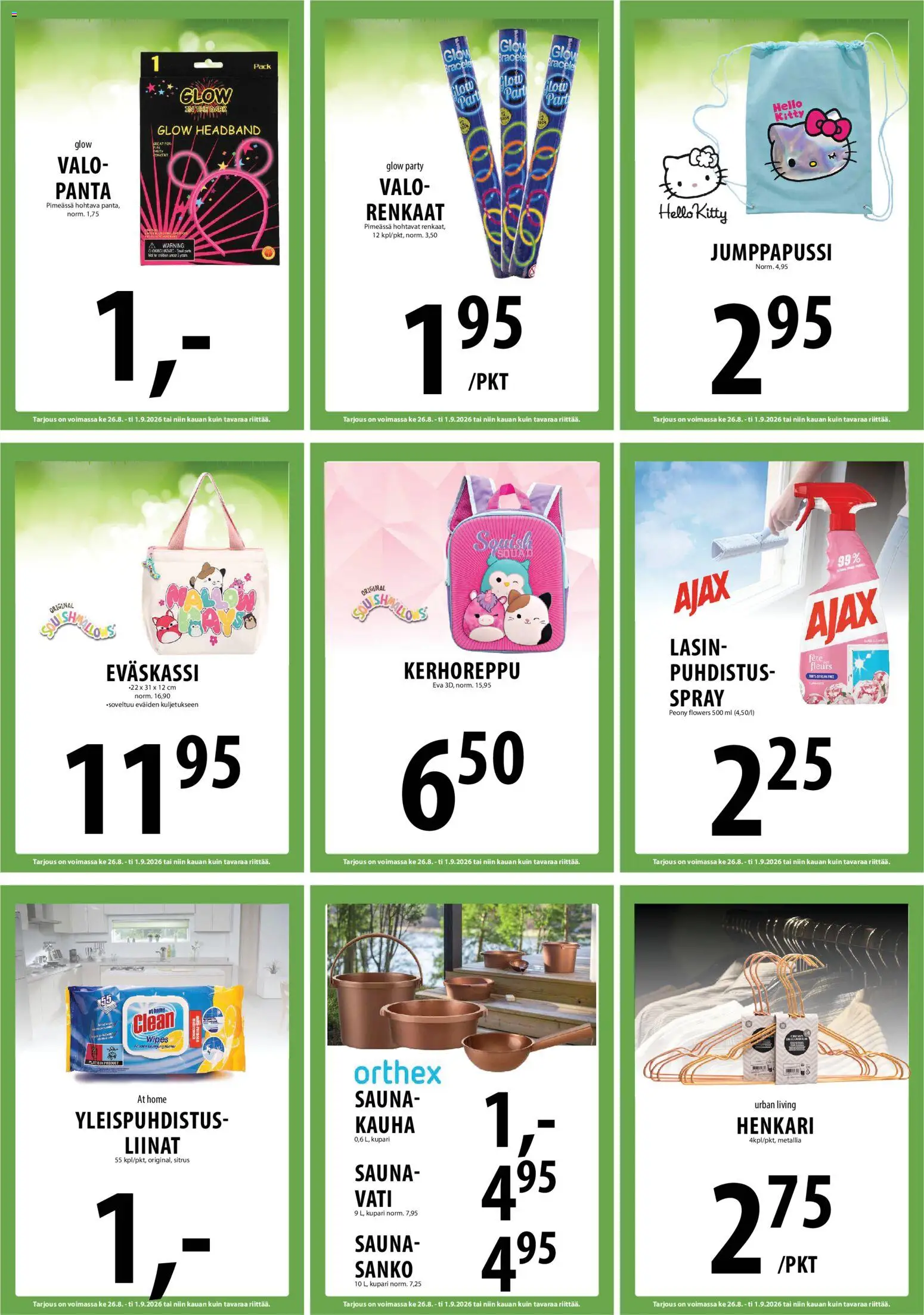 Tuuri tarjoukset – voimassa 26/08/2026 alkaen | Sivu: 16 | Tuotteet: Henkari
