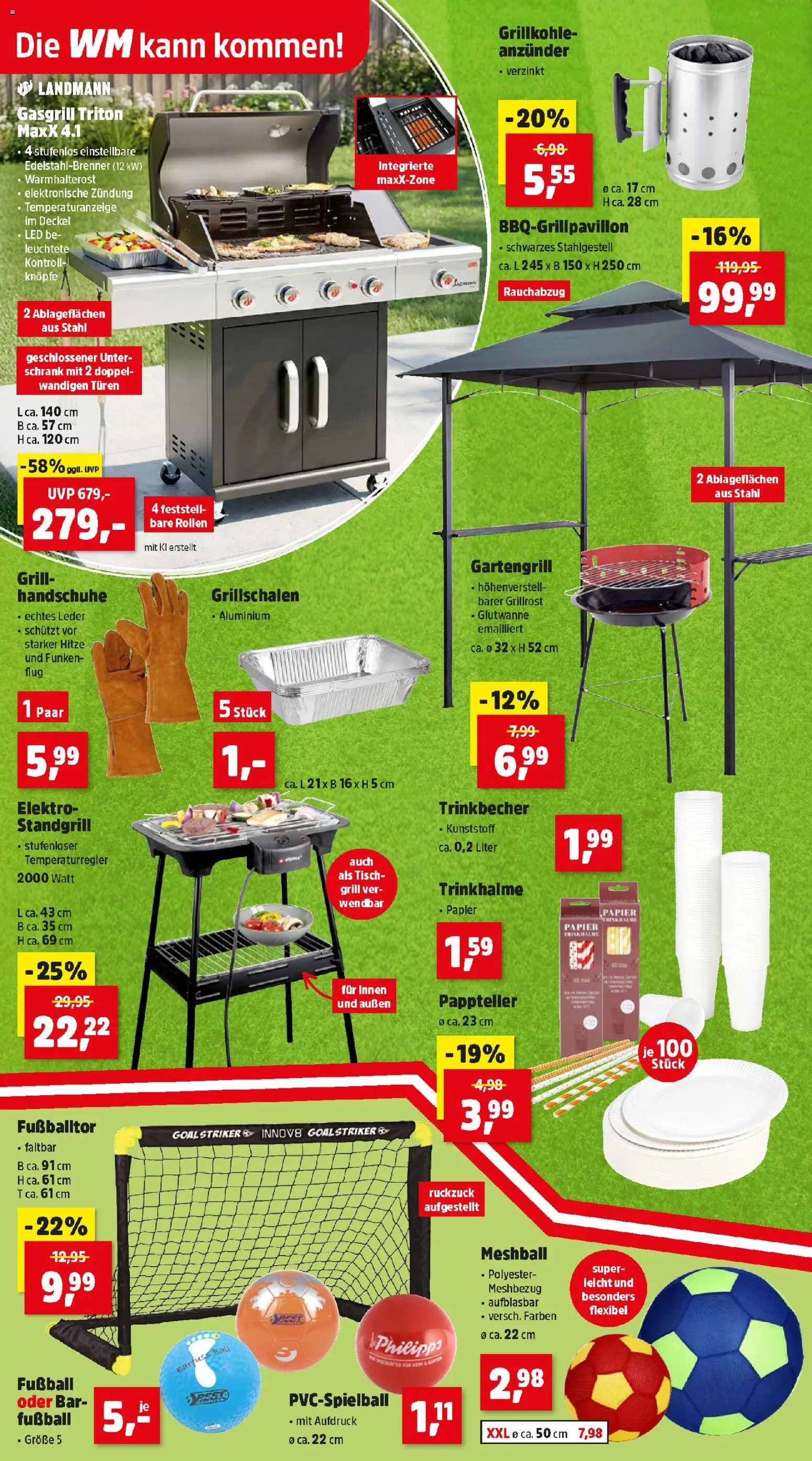 Thomas Philipps Flugblatt gültig ab 08.06.2026 | Seite: 12 | Produkte: Handschuhe, Grill, Tisch, Schrank