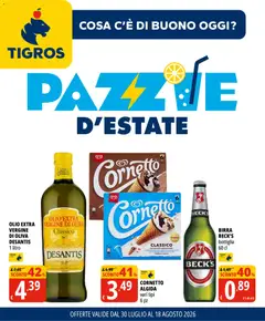 Anteprima del volantino Tigros volantino valido a partire dal 30/07/2026