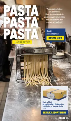 Makro folder - Horeca Magazine 6 - Voorbeeld van een folder van Makro, geldig van 08-09-2026 | Pagina: 30 | Producten: Pastamachine, Pasta