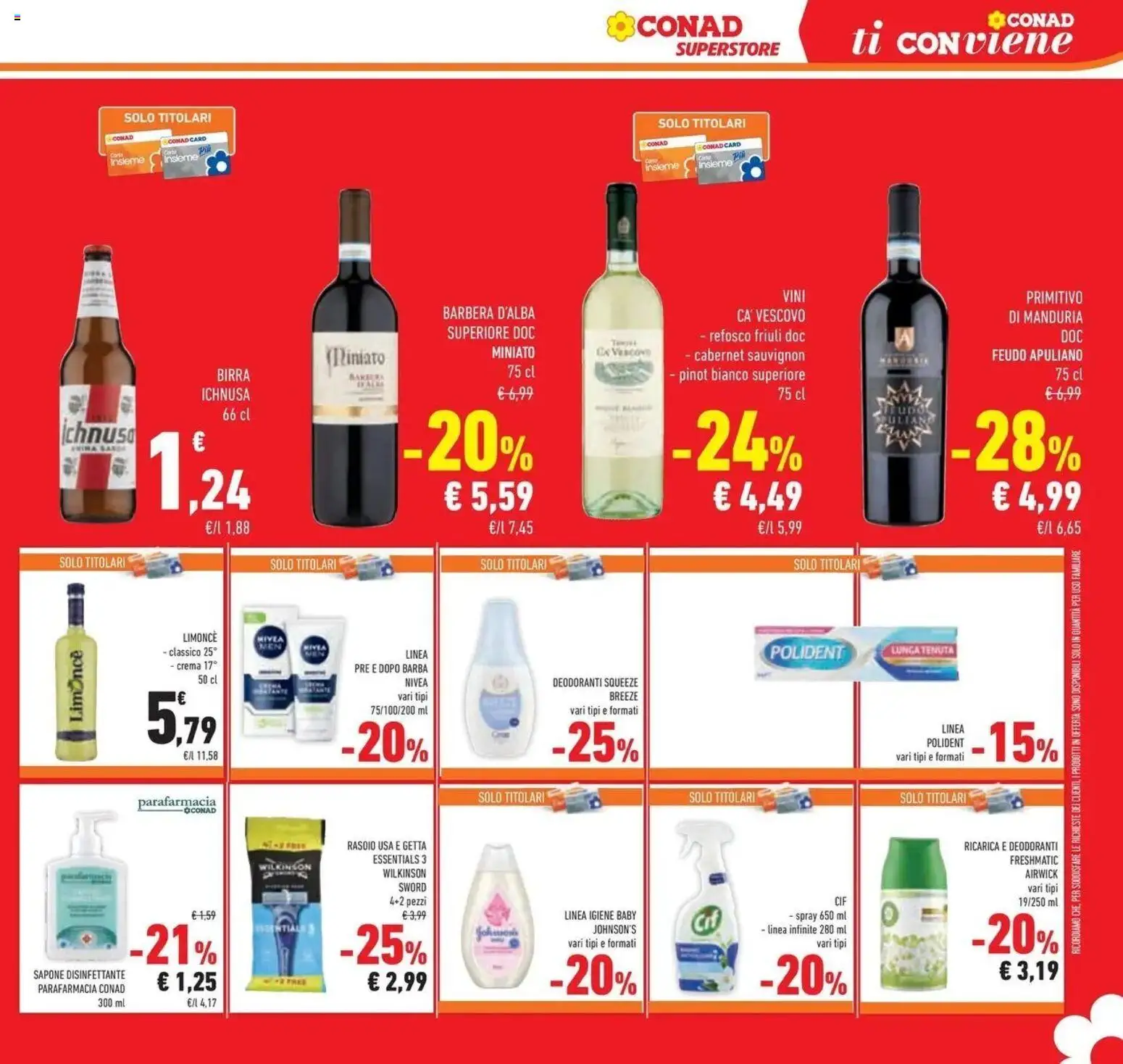Anteprima volantino Conad dal 07/10/2026 prossima settimana | Pagina: 49 | Prodotti: Crema, Rasoio, Birra, Birra Ichnusa