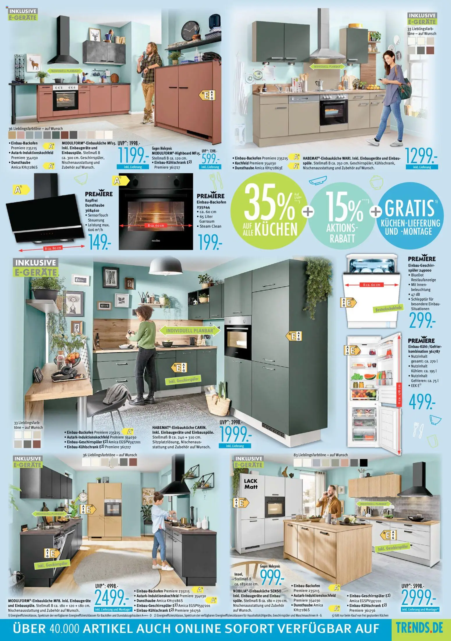 Trends Prospekt 	 – gültig ab 02.05.2026 | Seite: 7 | Produkte: Geschirrspüler, Kochfeld, Backofen, Kuchen