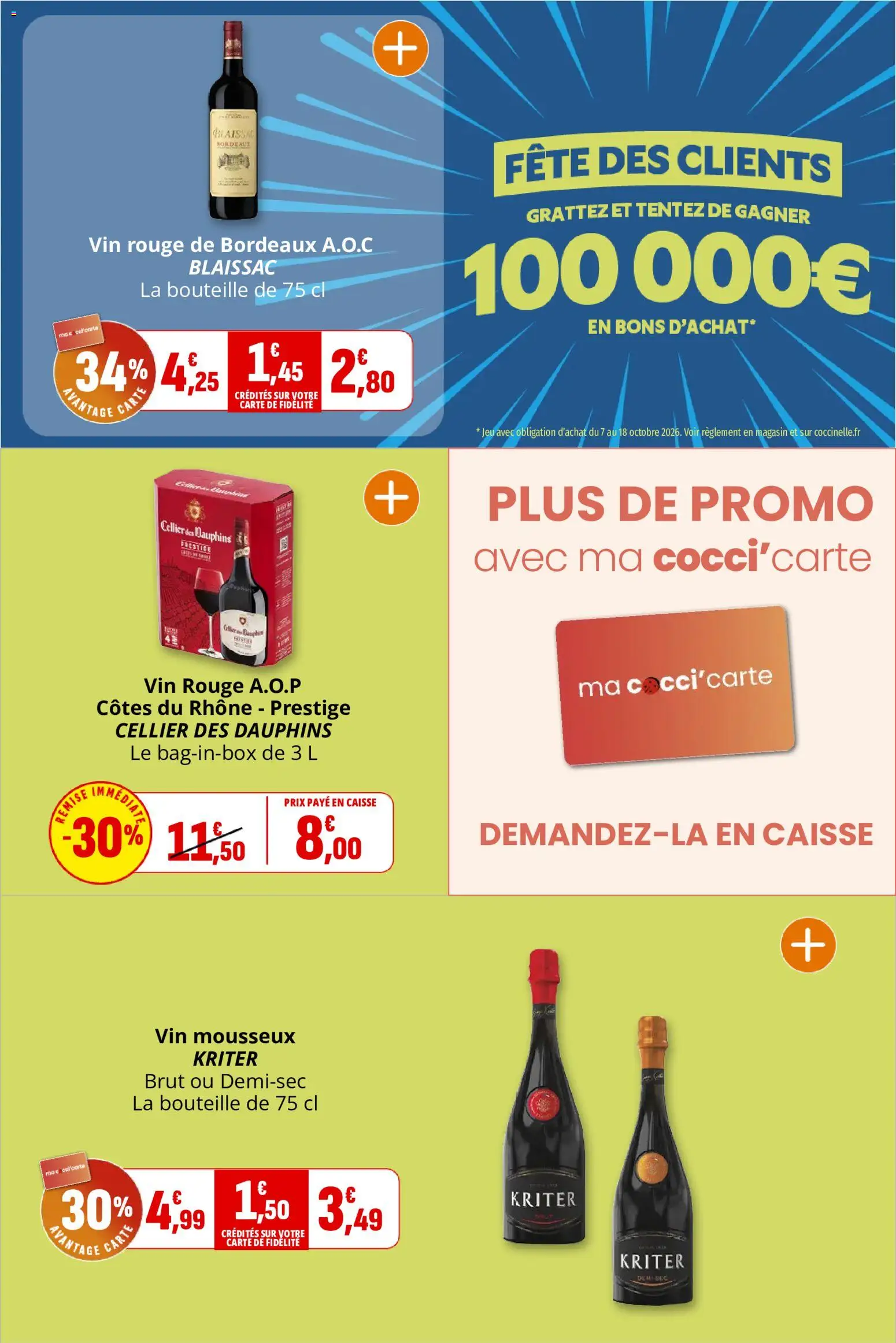 {H1} | Page: 39 | Produits: Vin mousseux, Collier, Bouteille, Cellier des Dauphins