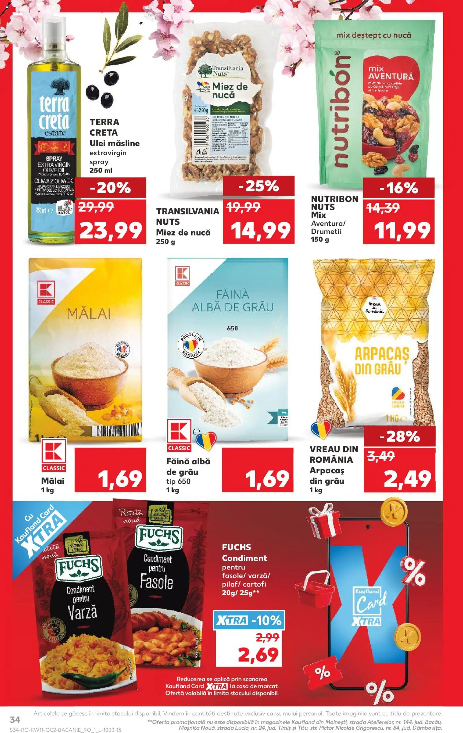 Kaufland RO akciós ujság - amely érvényes a következő dátumtól: 11.03.2026 | Oldal: 34