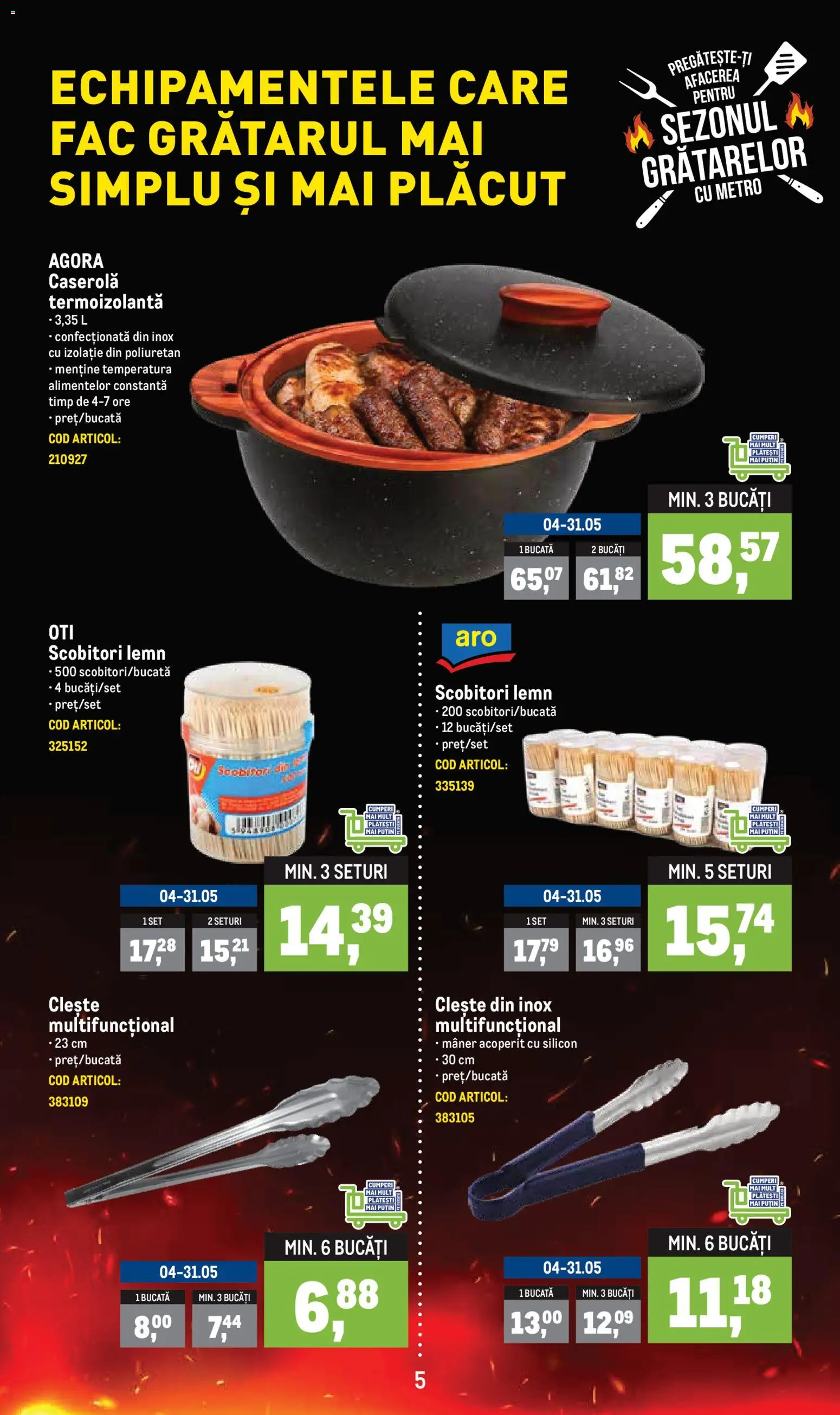 Noul catalog Metro – valabil de la 01.05.2026 | Pagină: 5 | Produse: Clește, Mâner