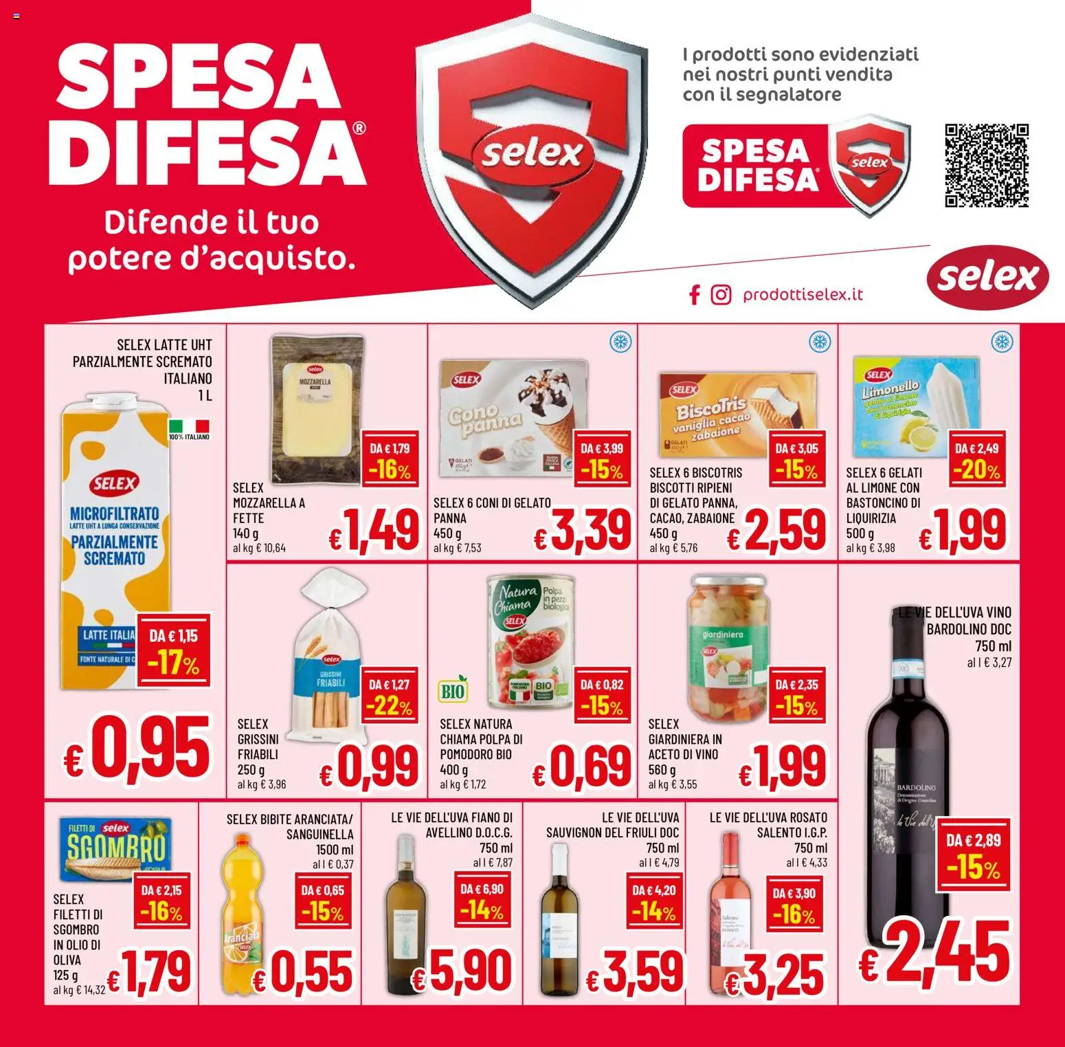 Volantino A&O del 27.05.2026 | Pagina: 12 | Prodotti: Biscotti, Latte, Aceto, Sgombro