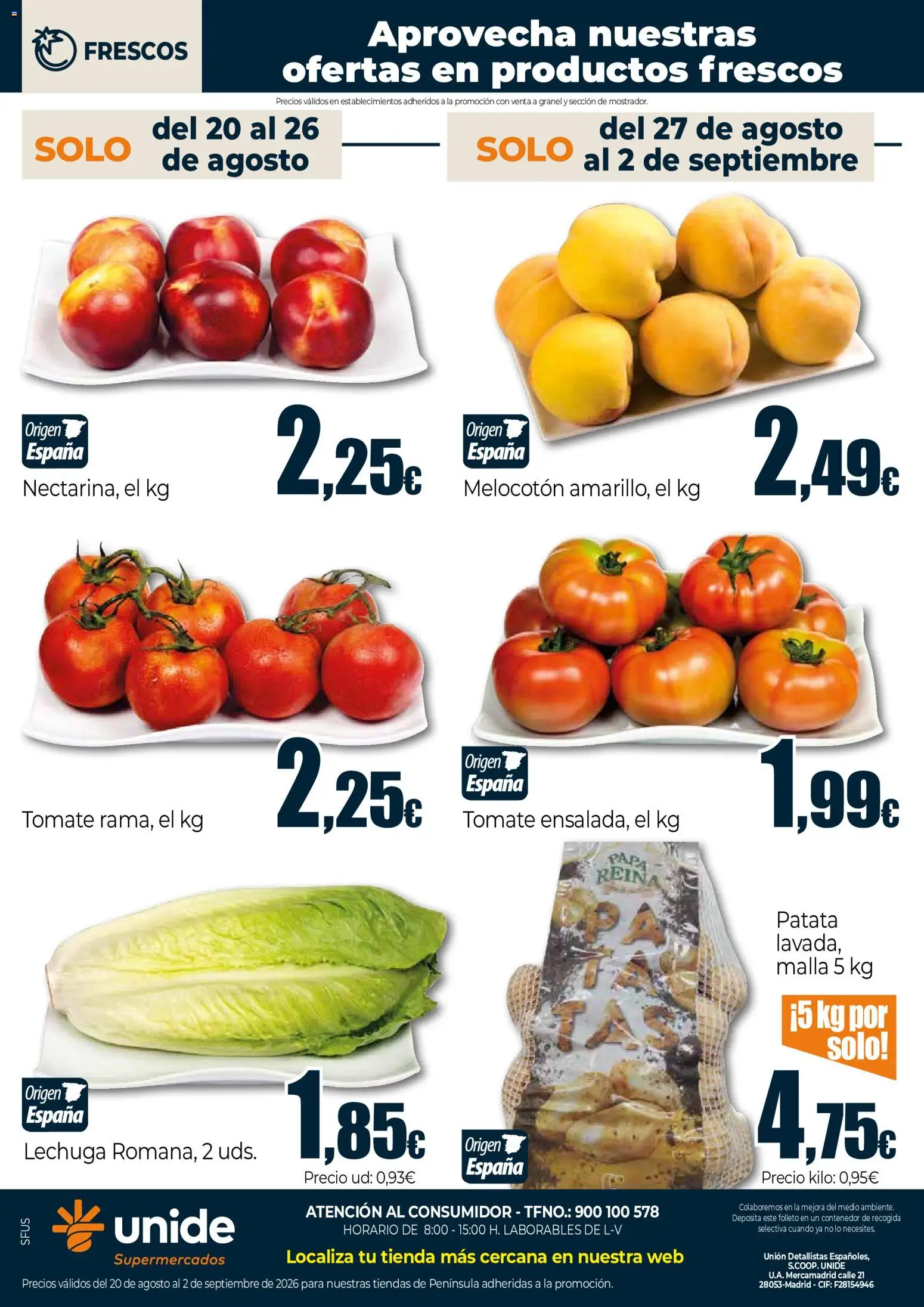 Unide folleto │ válido desde el 20/08/2026 | Página: 4 | Productos: Tomate