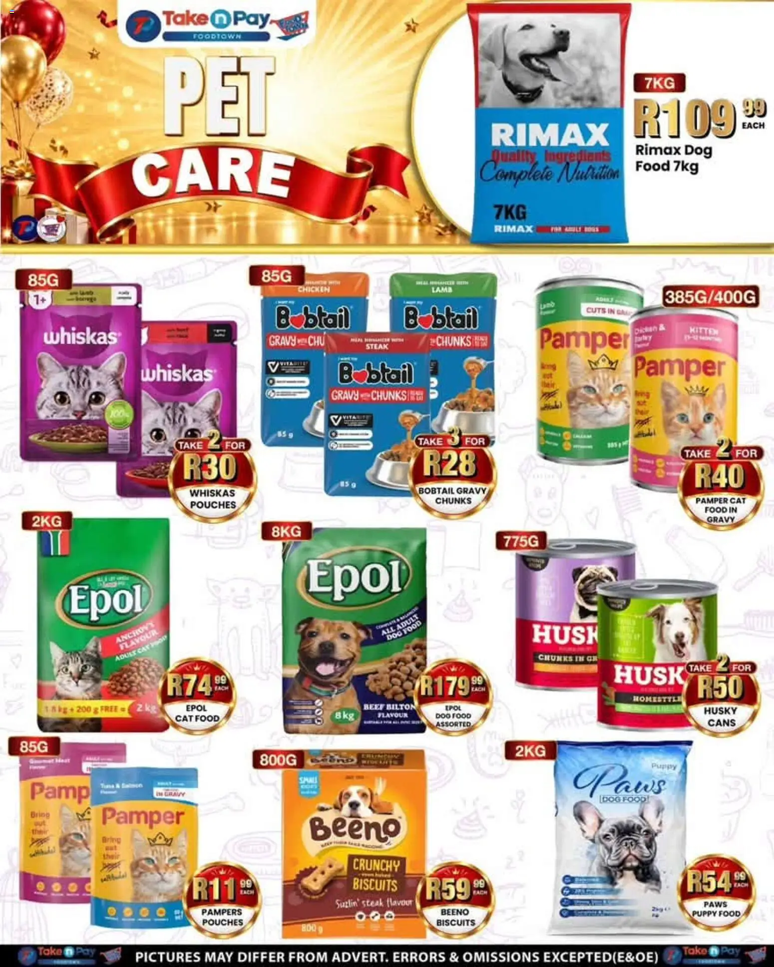 New Take n Pay catalogue – valid from 14/09/2026 | Page: 28 | Products: Pouches, Beef, Cat food, Dog food