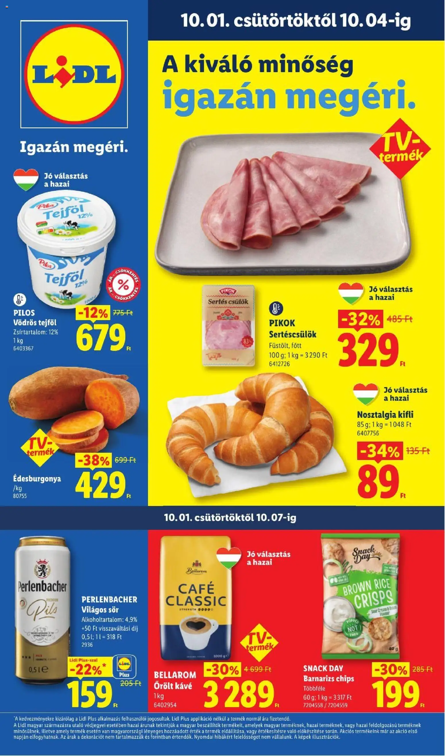 Lidl akciós ujság - amely érvényes a következő dátumtól: 2026.10.01. | Oldal: 1