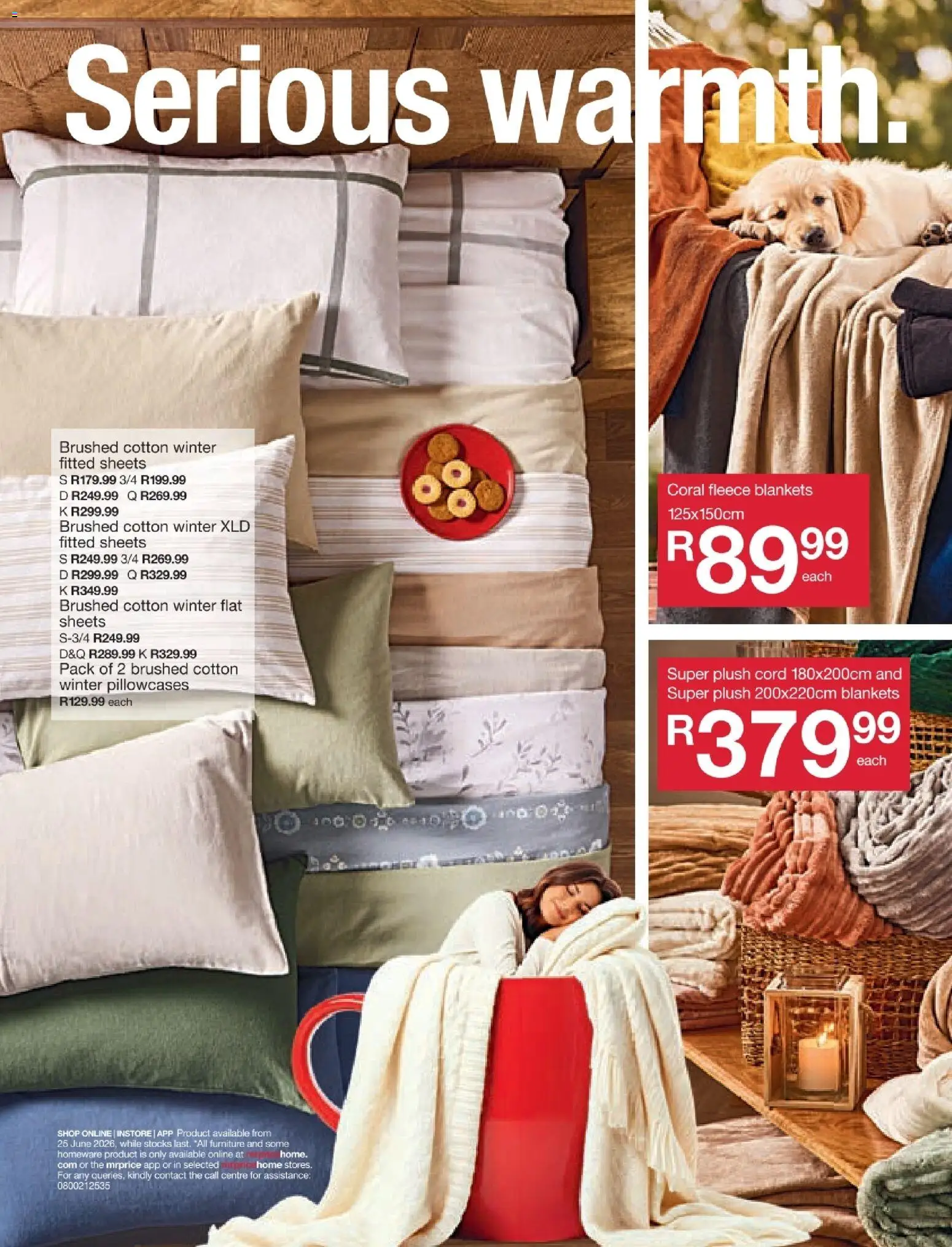 New MRP Home catalogue – valid from 25/06/2026 | Page: 2 | Products: PC, Blankets