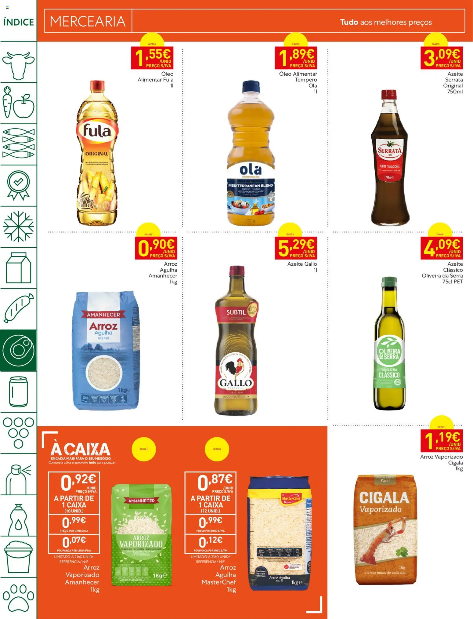 Recheio folheto Madeira │ válido de 25/08/2026 | Página: 16 | Produtos: Azeite, Caixa, Óleo, Arroz