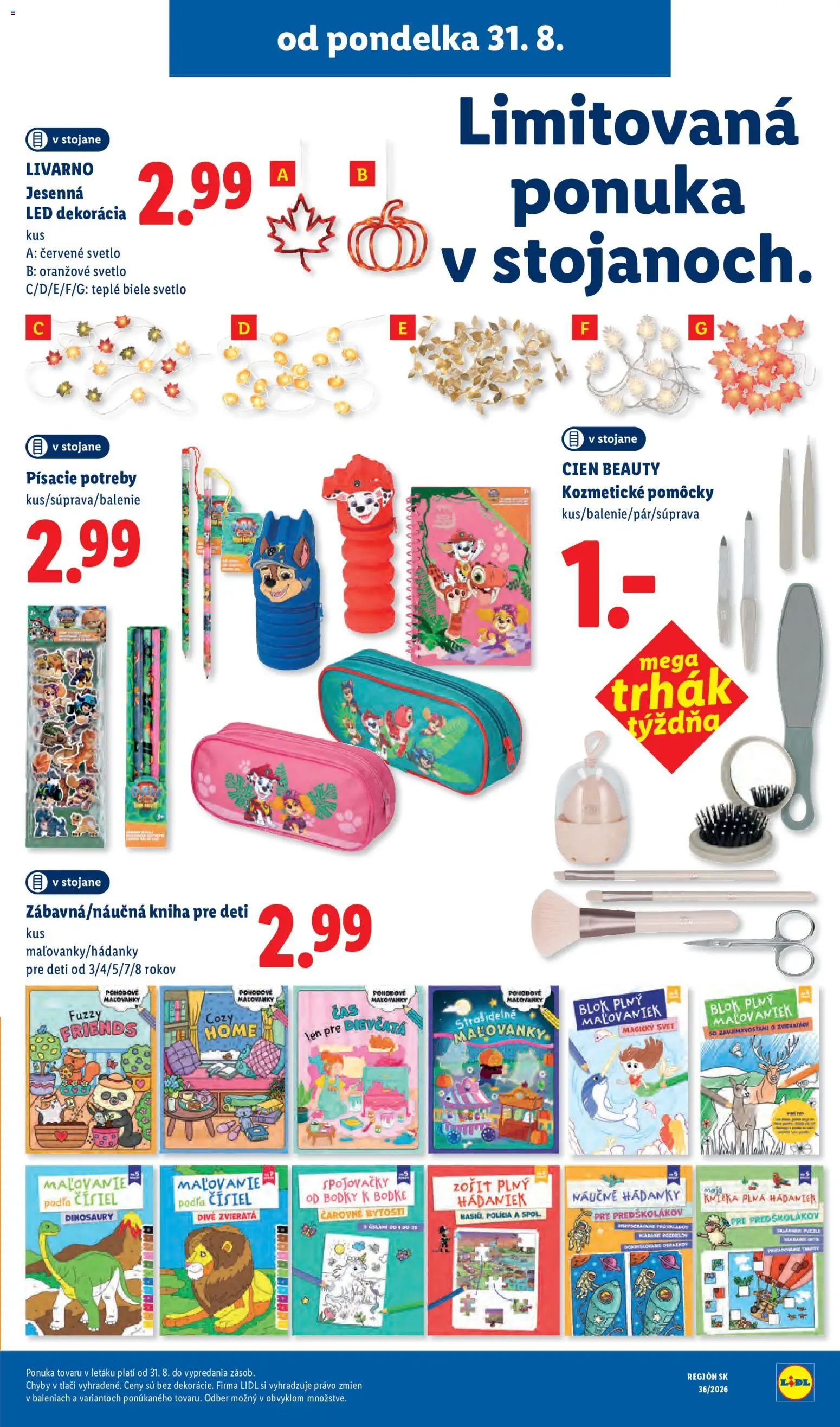 Nové Lidl akcie – leták je platný od 31.08.2026 | Strana: 57 | Produkty: Svetlo, Led, Puzzle