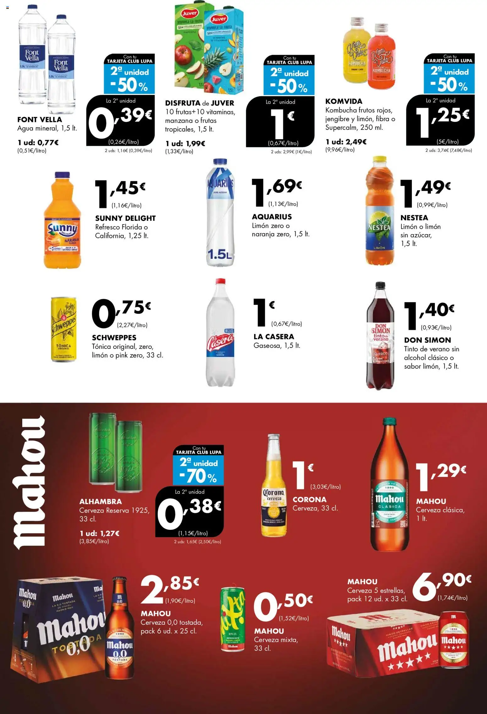 Lupa Supermercados folleto │ válido desde el 30/07/2026 | Página: 10 | Productos: Cerveza, Manzana