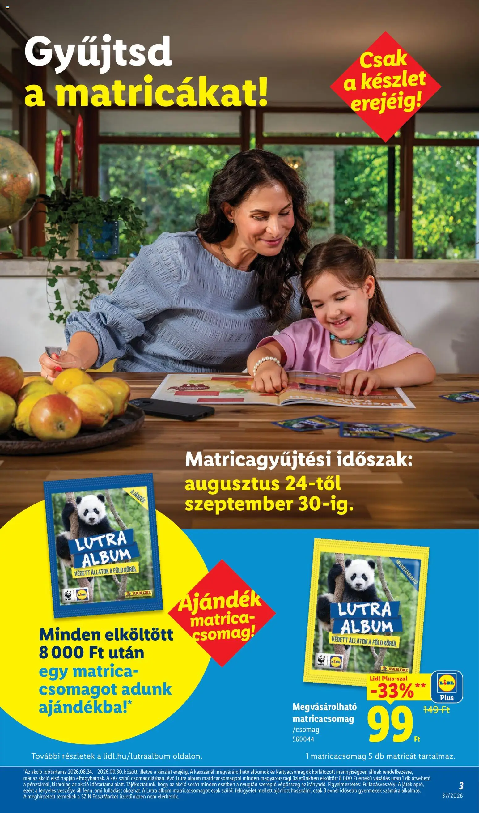 Lidl akciós ujság - amely érvényes a következő dátumtól: 2026.09.10. | Oldal: 3 | Termékek: Föld, Játék