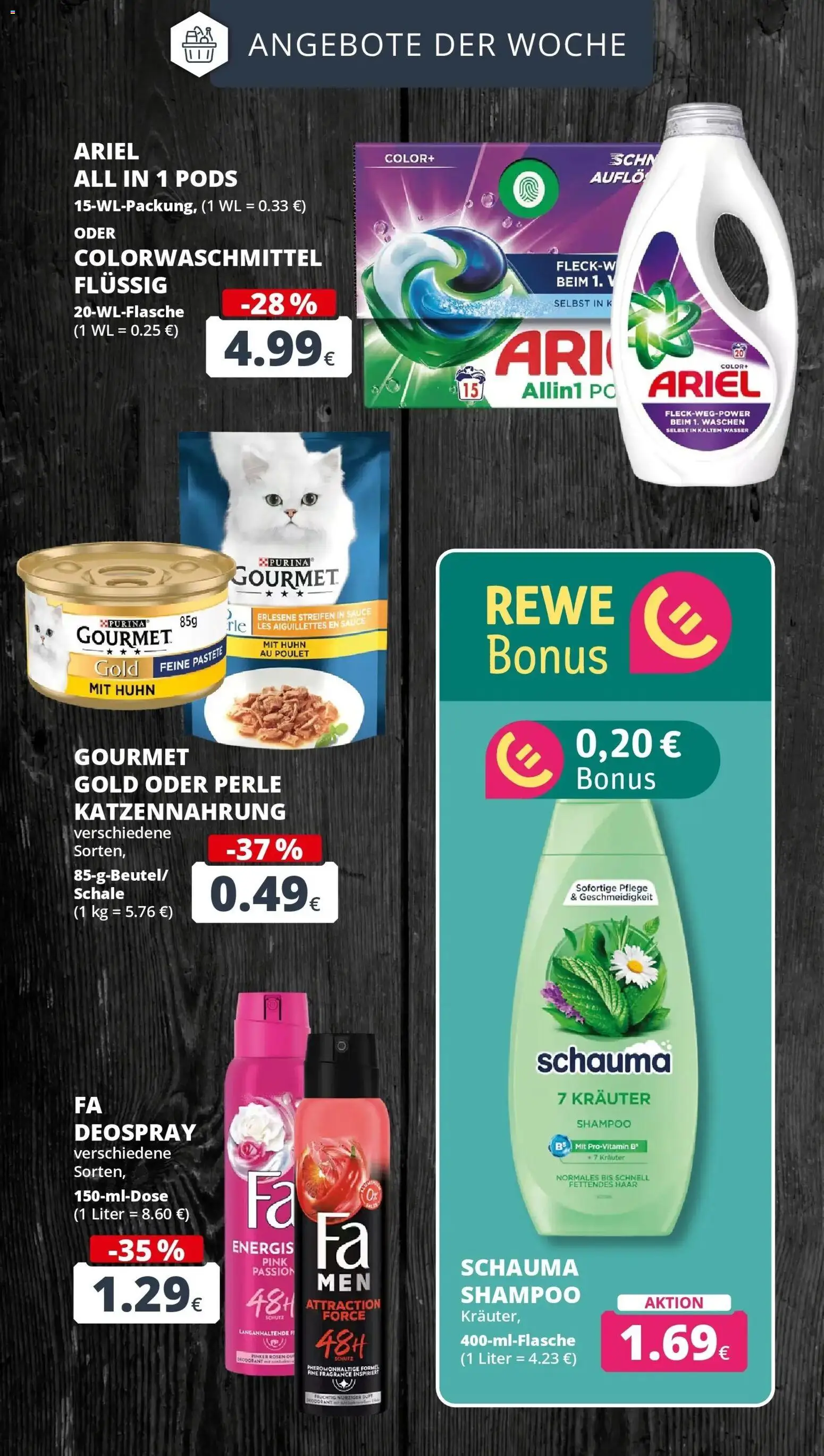 REWE Prospekt ab 12.10.2026 zum Blättern » Angebote | Seite: 7 | Produkte: Shampoo, Wasser, Deospray, PC