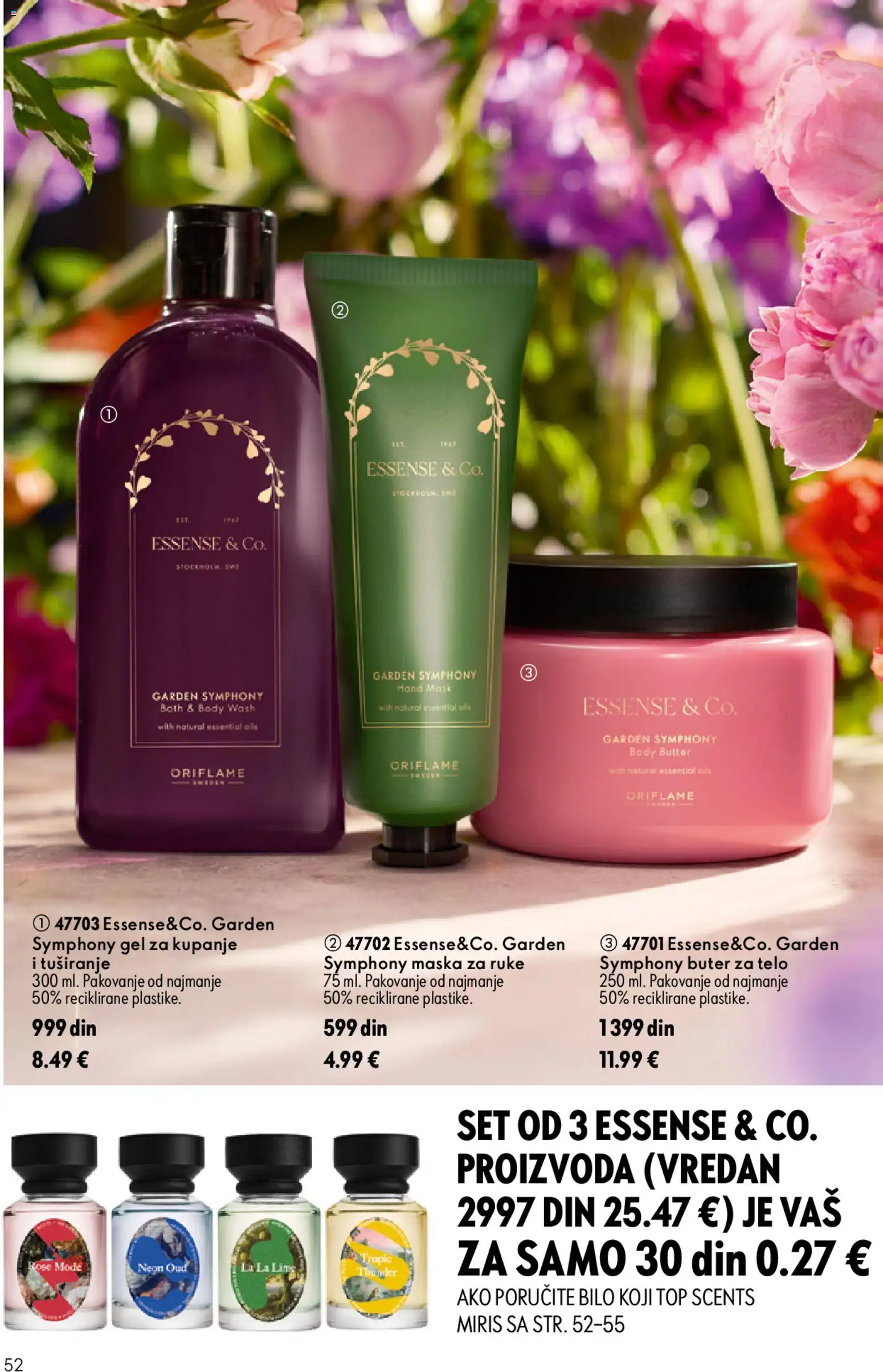 Oriflame katalog - važi od 26.08.2026 | Strana: 52 | Proizvode: Miris, Pakovanje, Maska