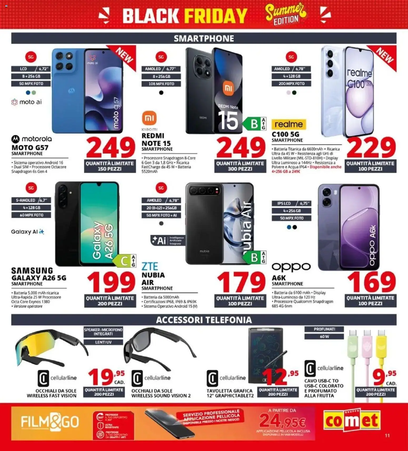 Nuovo Comet - Summer Black Friday da Comet! dal 04/06/2026 > offerte anteprima 🛍️ | Pagina: 11 | Prodotti: Samsung Galaxy, Acqua, Occhiali, Cavo