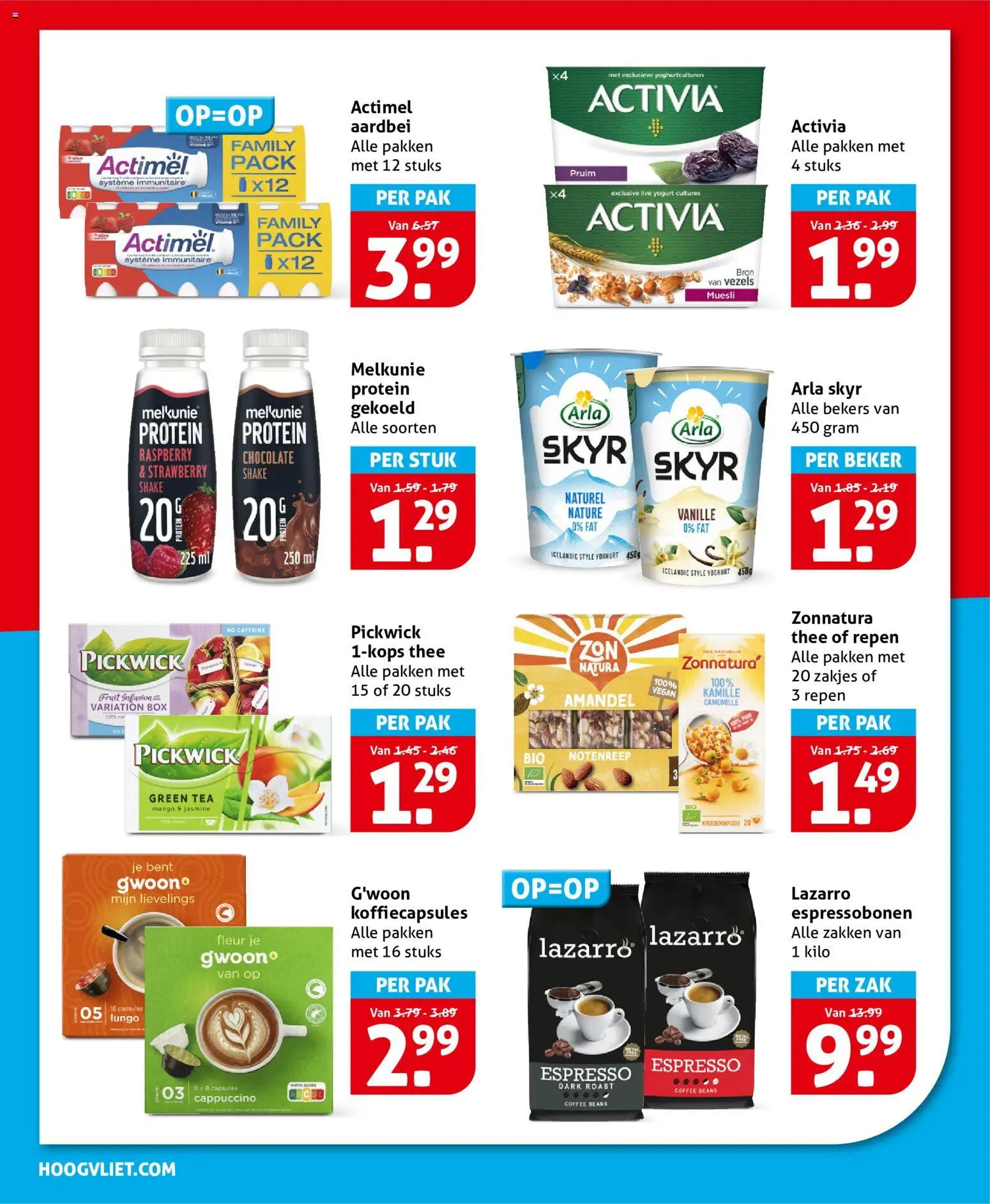 {H1} | Pagina: 14 | Producten: Yoghurt, Thee, Koffiecapsules, Repen