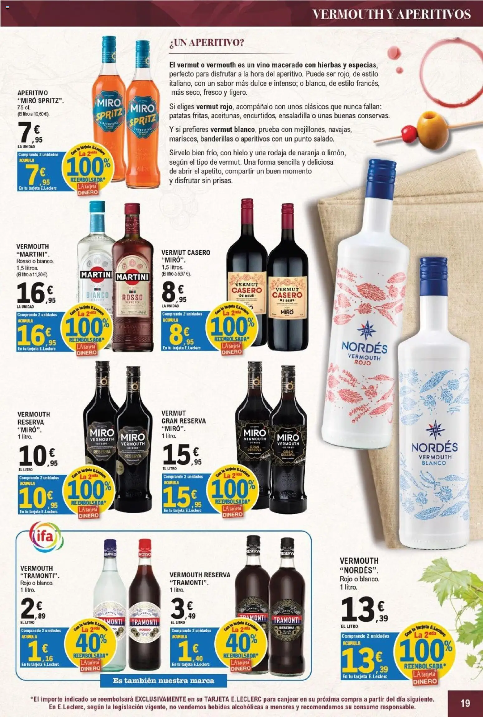 E.Leclerc - Majadahonda │ válido desde el 16/09/2026 | Página: 19 | Productos: Hielo, Vino, Patatas, Hierbas