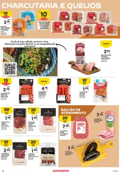 Pré-visualização Continente Açores válido de 25/06/2026 | Página: 8 | Produtos: Linguiça, Chouriço, Pá, Couve