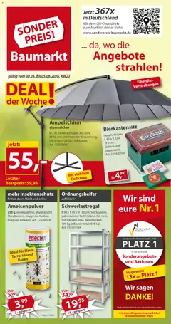 Sonderpreis Baumarkt Prospekt ab 30.05.2026 gültig