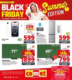 Anteprima del volantino Comet - Summer Black Friday da Comet! valido a partire dal 04.06.2026