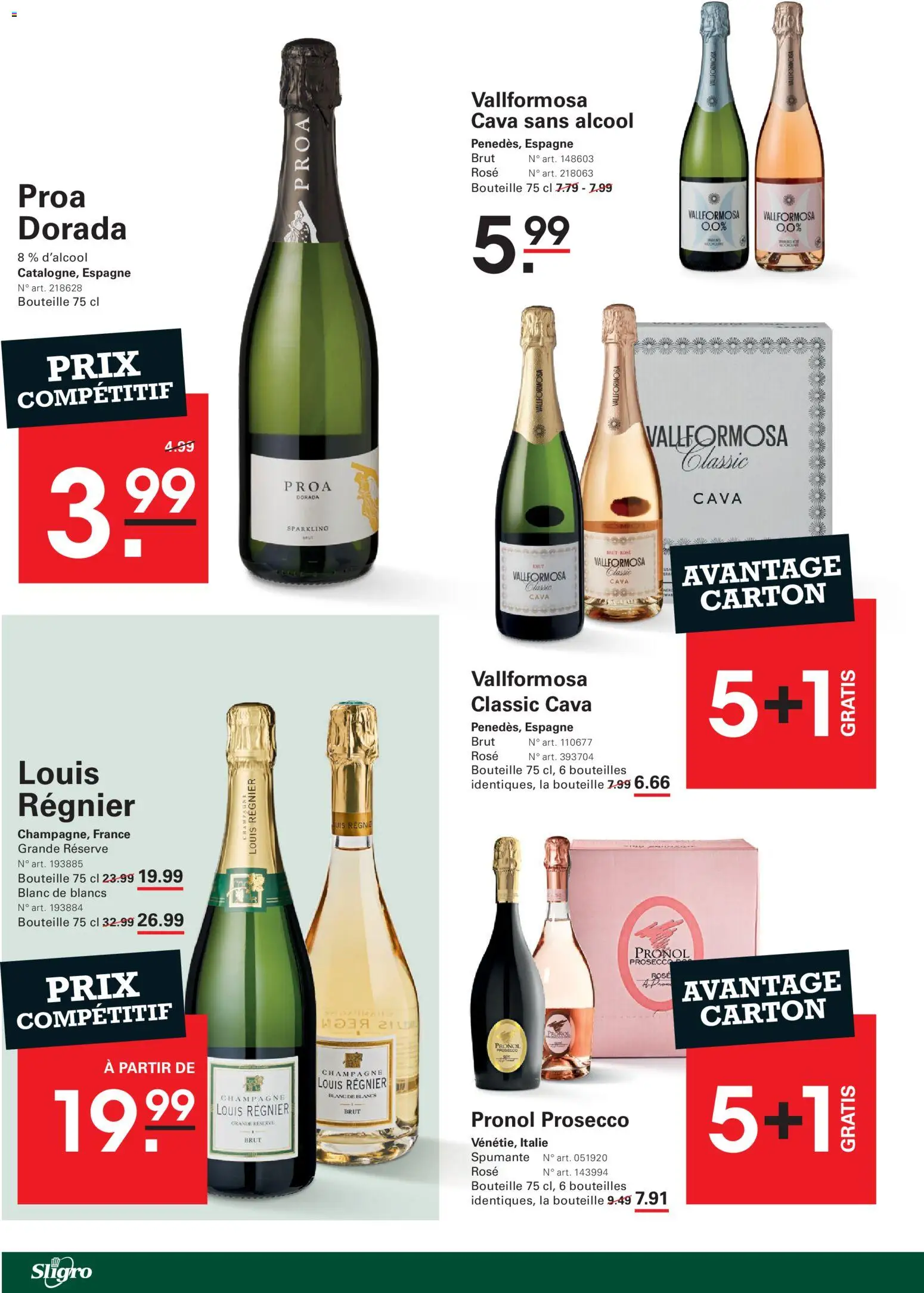 {H1} | Pagina: 6 | Producten: Prosecco, La, Champagne