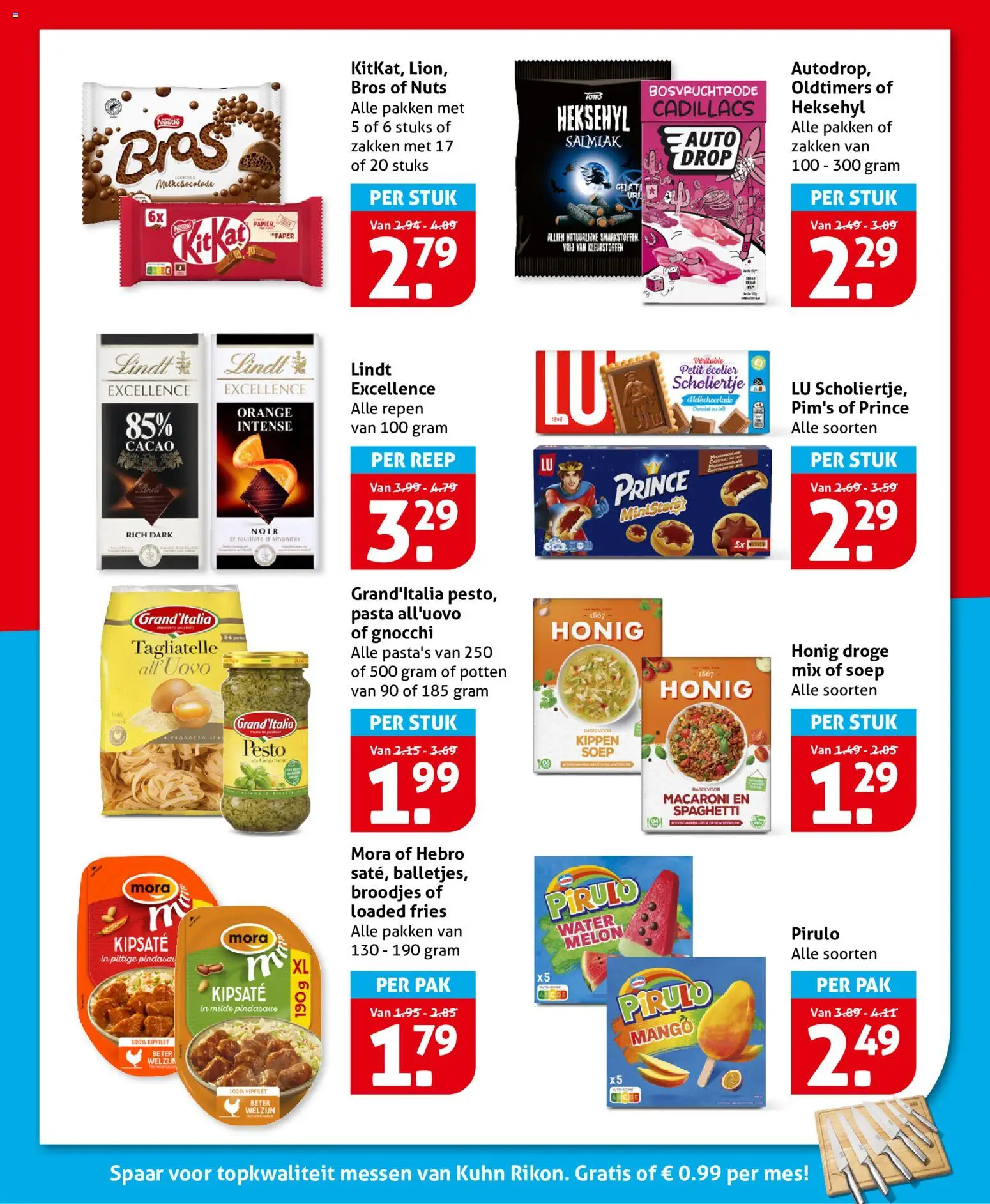 {H1} | Pagina: 18 | Producten: Fagyasztott gyümölcs, Macaroni, Mango, Broodjes