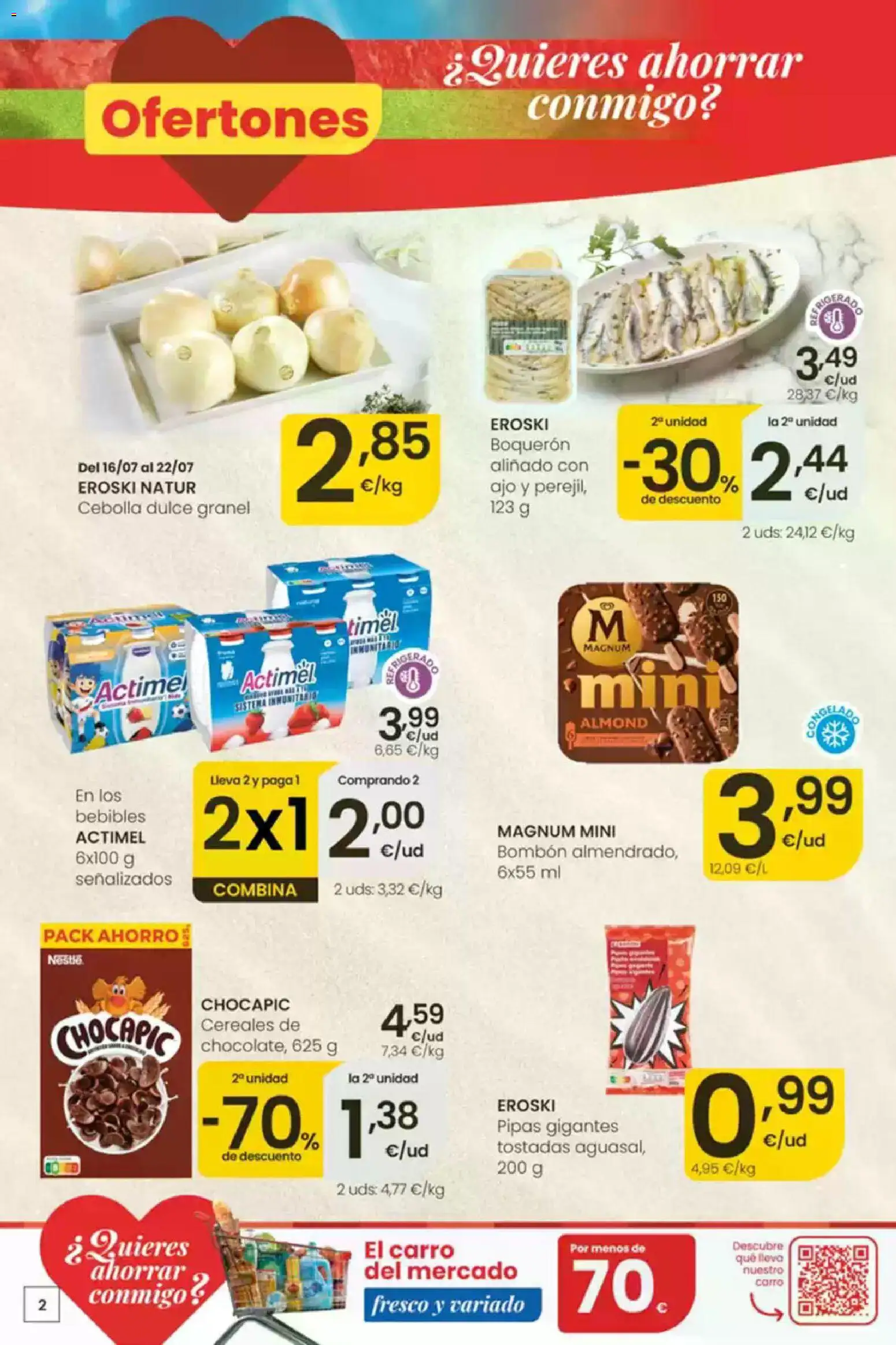 Eroski Ofertones de verano │ válido desde el 16/07/2026 | Página: 2 | Productos: Cereales, Παγωμένο τσάι