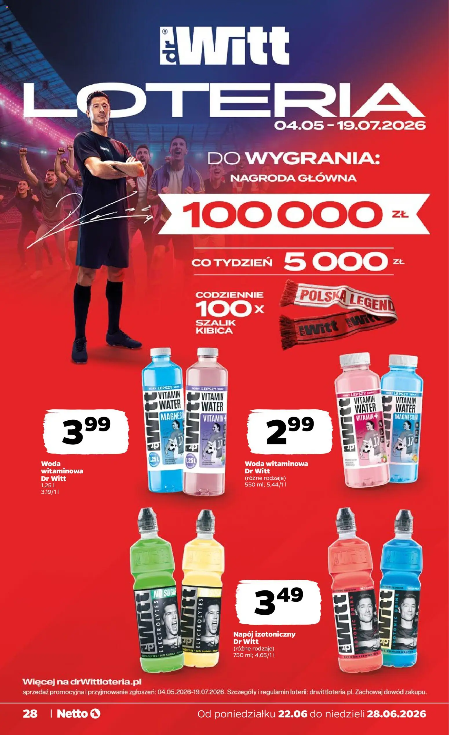 Netto gazetka od poniedziałku spożywcza od 22.06.2026 | Strona: 28