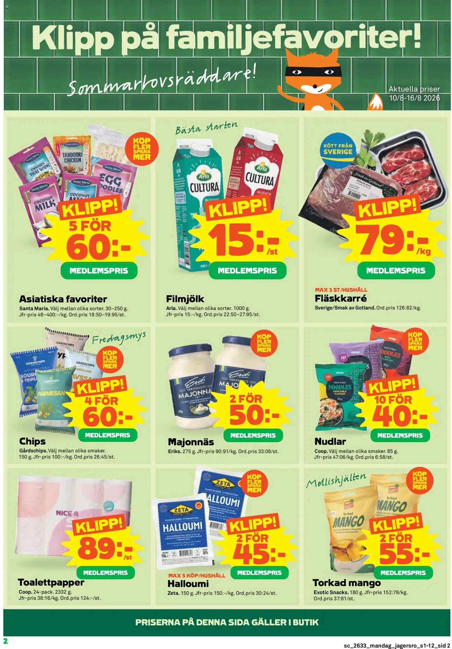 Coop Forum reklamblad aktuell från 10/08/2026 | Sida: 2