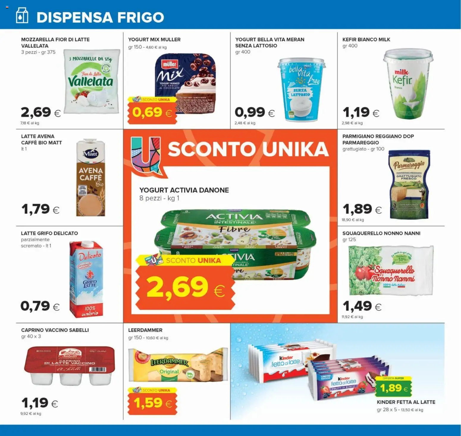 Volantino Oasi del 22/10/2026 | Pagina: 10 | Prodotti: Kefir, Caffè, Latte, Senza lattosio