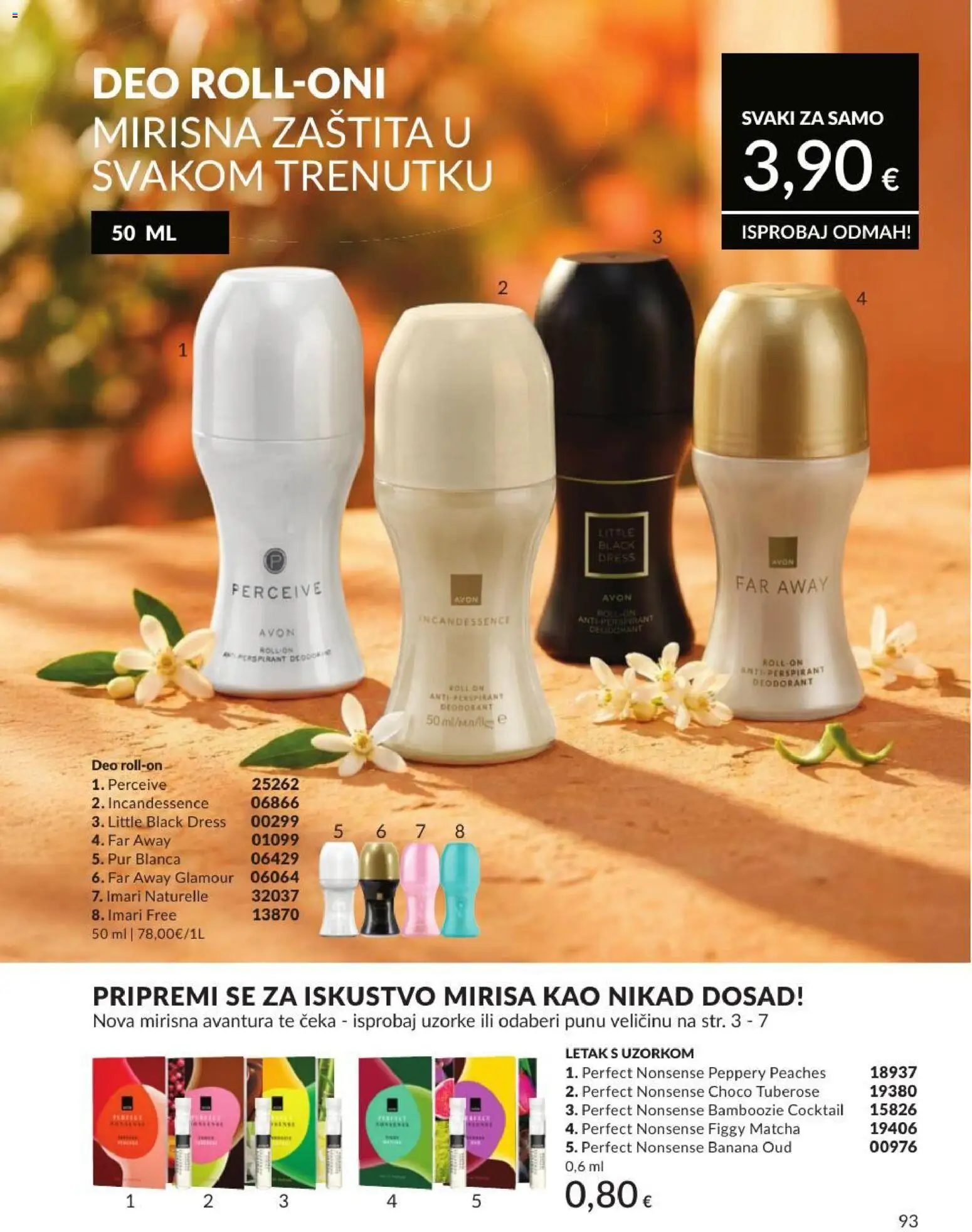 Avon katalog | vrijedi od 30.06.2026 | Stranica: 93 | Proizvodi: Roll on, Antiperspirant