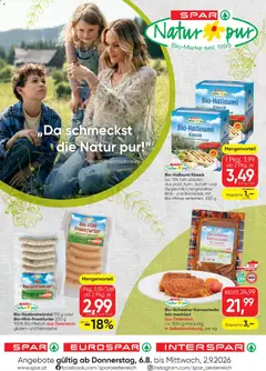 Spar Natur*pur ab 06.08.2026 gültig