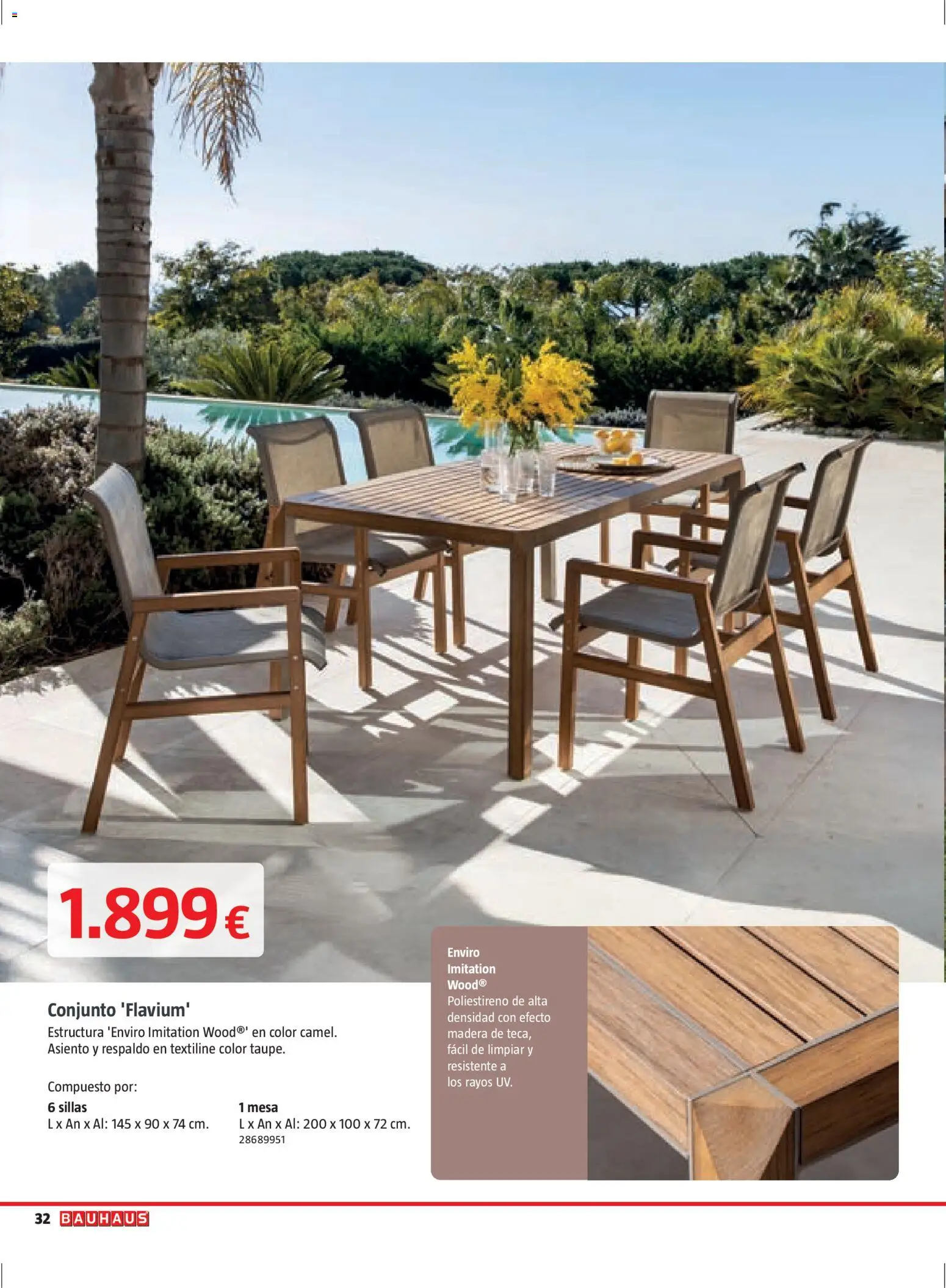 Bauhaus Verano │ válido desde el 16.03.2026 | Página: 32 | Productos: Mesa