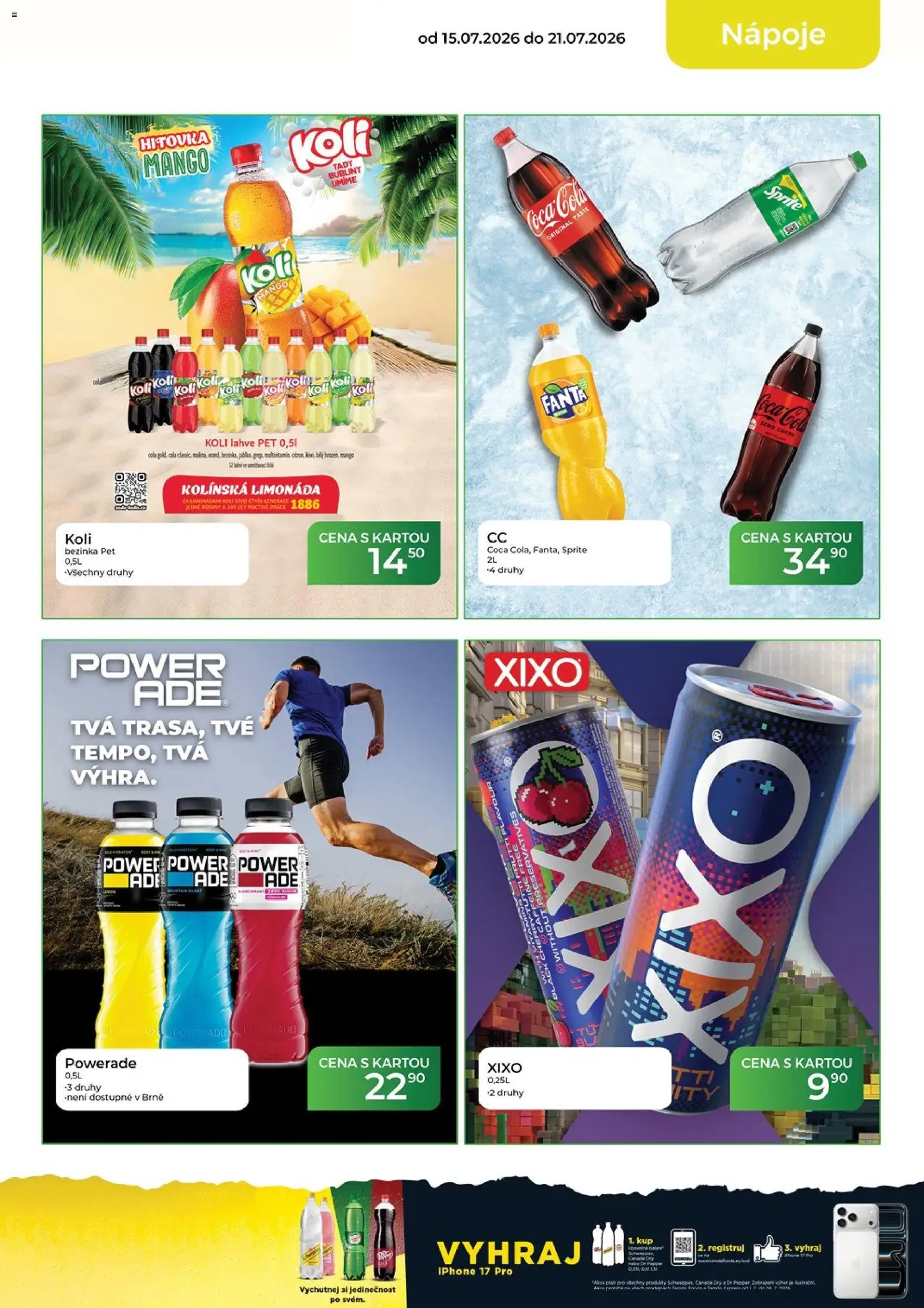 Tamda Foods leták od 15.07.2026 | Strana: 13 | Produkty: Fanta, Iphone, Lahve, Cola