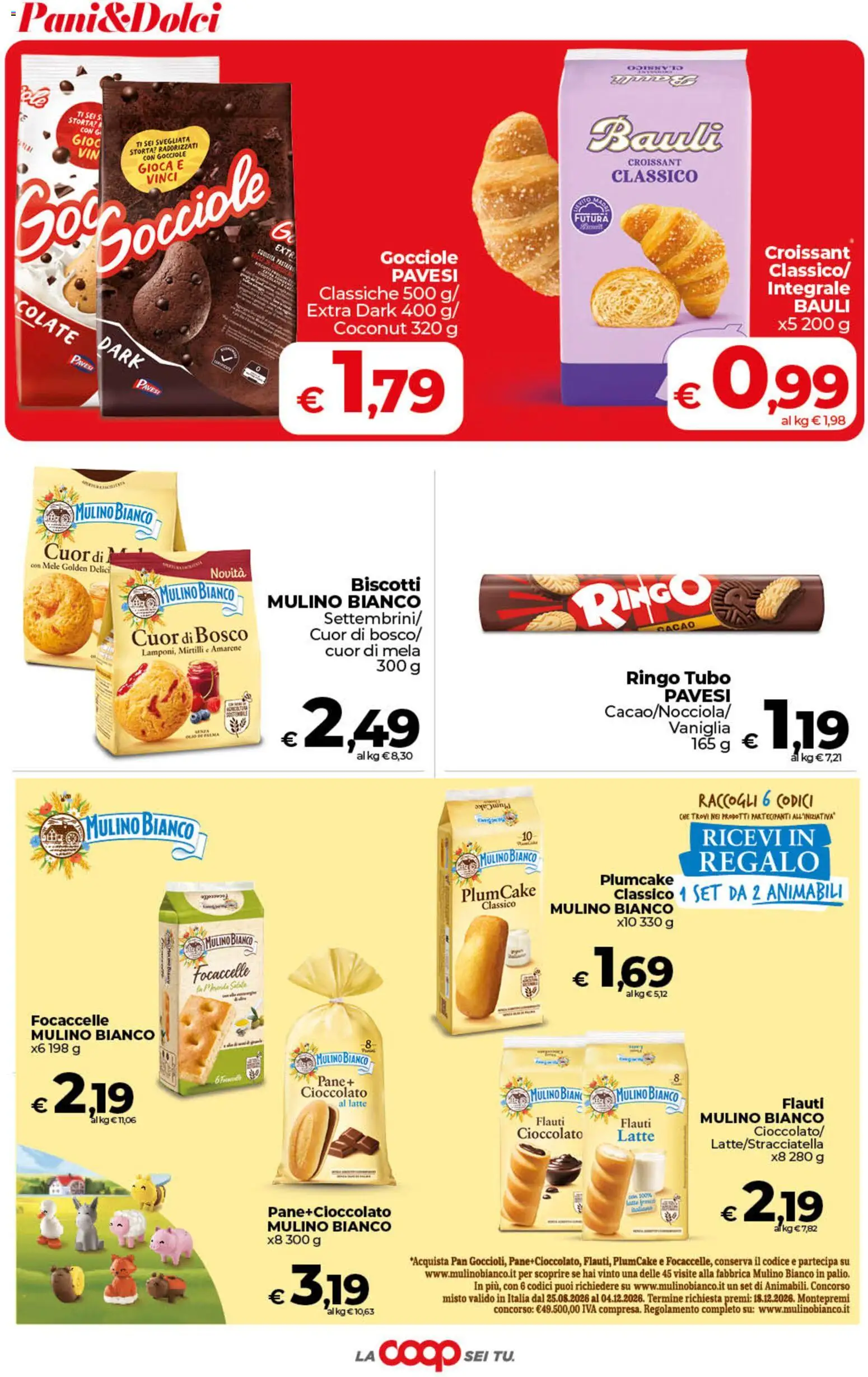 Volantino COOP del 13/10/2026 | Pagina: 25 | Prodotti: Pane, Biscotti, Tubo, Plumcake