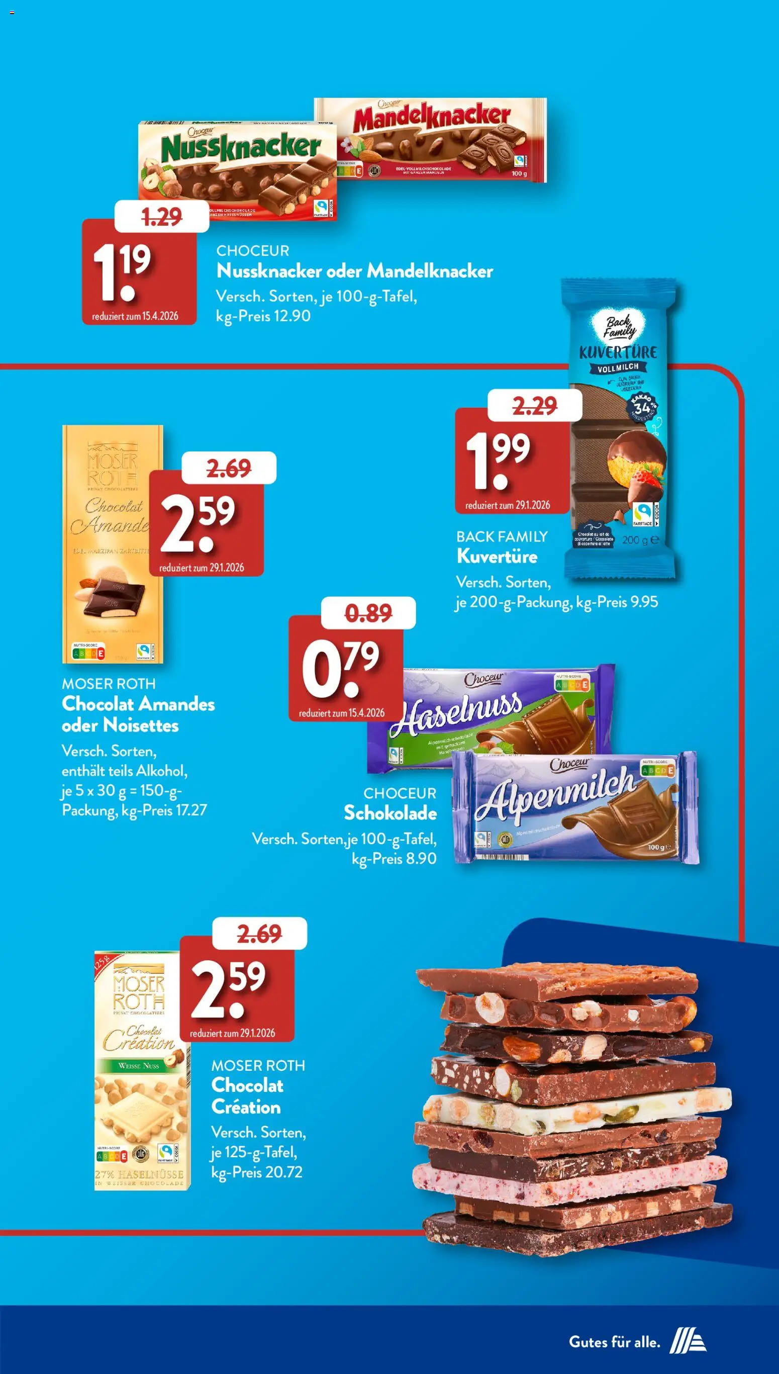 Aldi Süd Sonderprospekt – gültig ab 05.08.2026 | Seite: 29 | Produkte: Schokolade