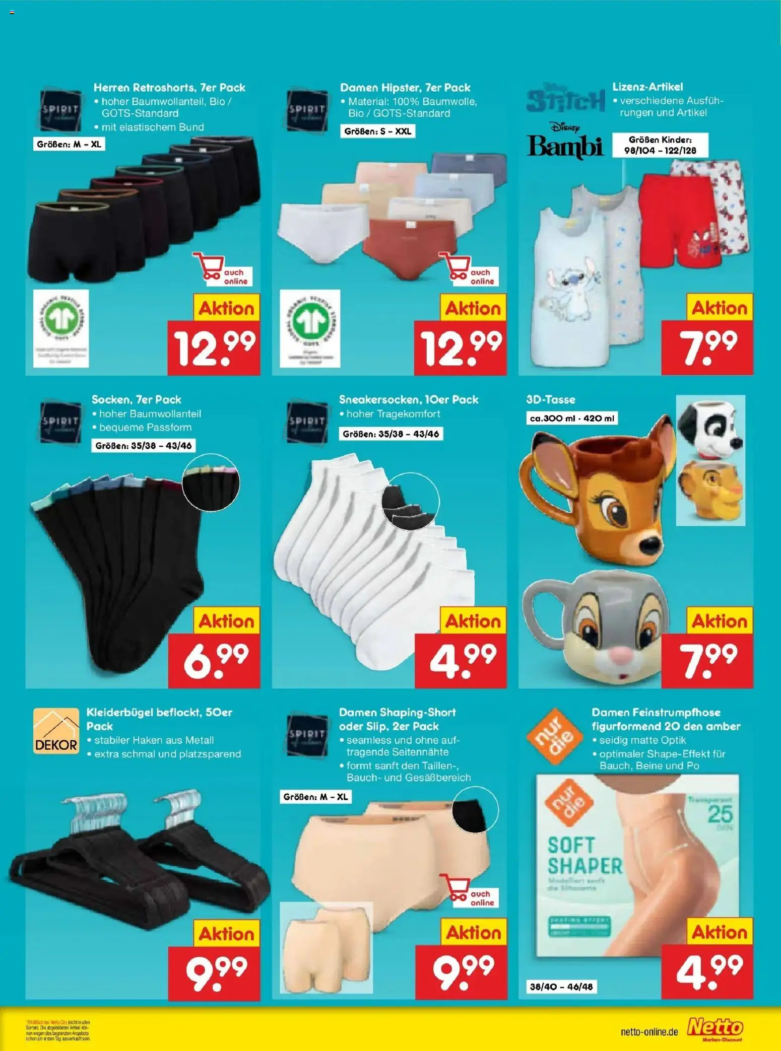 Netto Marken-Discount Prospekt Leipzig – gültig ab 03.08.2026 | Seite: 36 | Produkte: Kleiderbügel