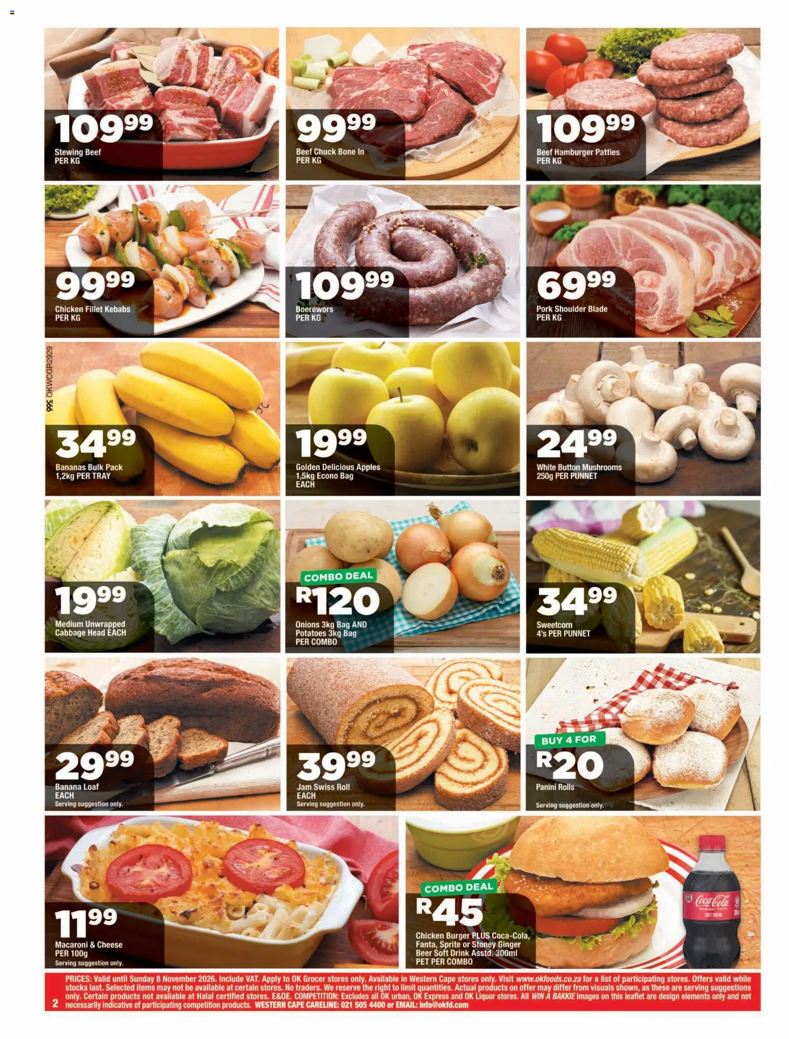 New OK Foods catalogue – valid from 23/10/2026 | Page: 2 | Products: Chicken, Beef, Stoney, Onions