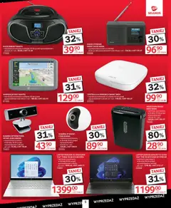 Pogląd oferty "Selgros cash&carry gazetka - Totalna Wyprzedaż" - ważna od 08.10.2026 | Strona: 5 | Produkty: Laptop, Radio, Niszczarka, Nawigacja
