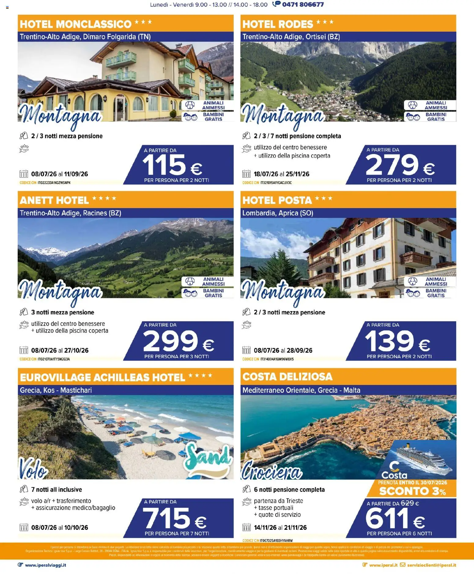 Volantino Iperal del 01/07/2026 | Pagina: 4 | Prodotti: Piscina, Letto, Coperta