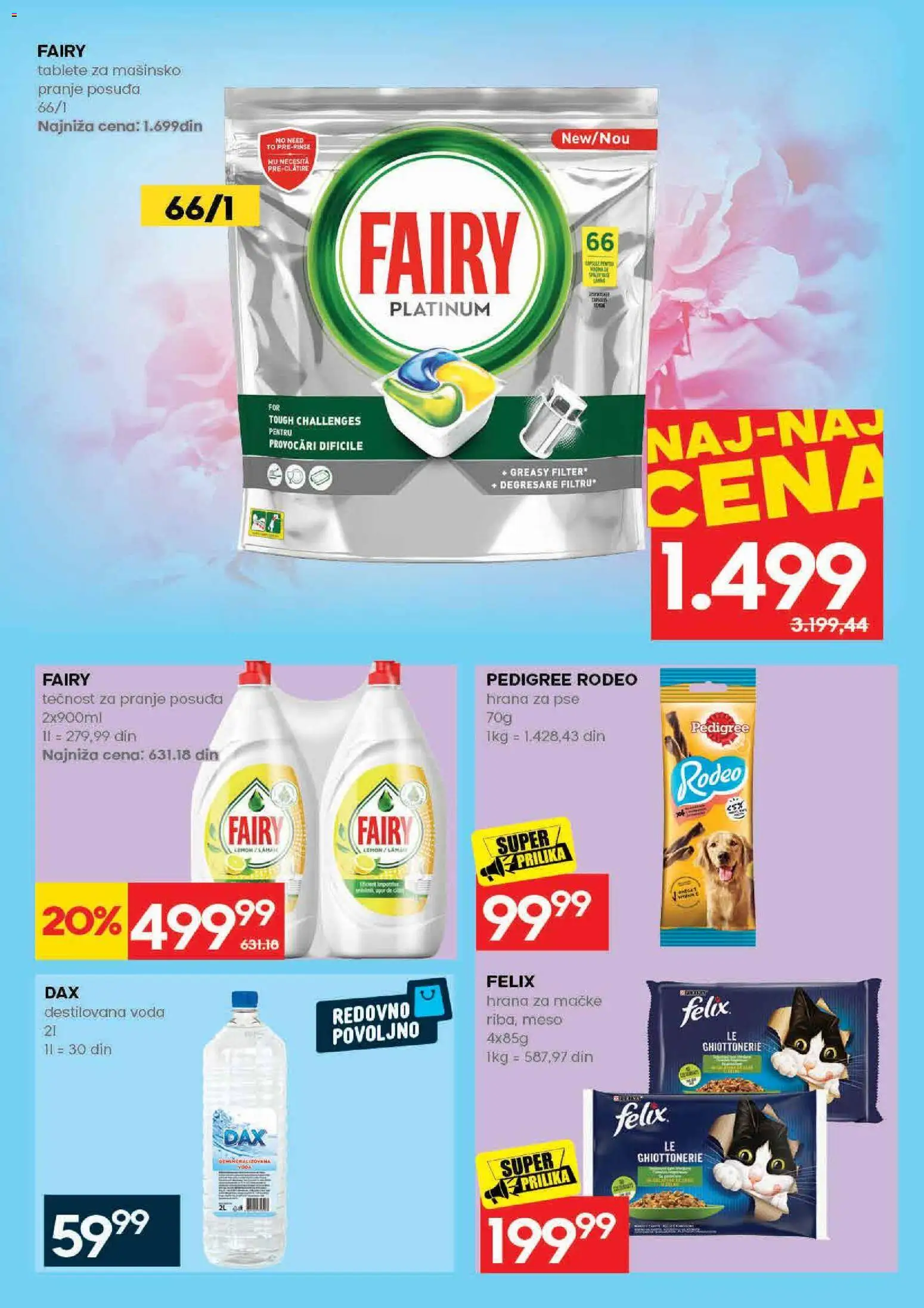 Mercator katalog - važi od 25.06.2026 | Strana: 31 | Proizvode: Pedigree, Hrana za pse, Hrana za mačke, Voda