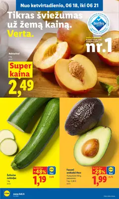 LIDL leidinys galioja nuo 15.06.2026 | Puslapis: 38 | Prekių: Avokadai