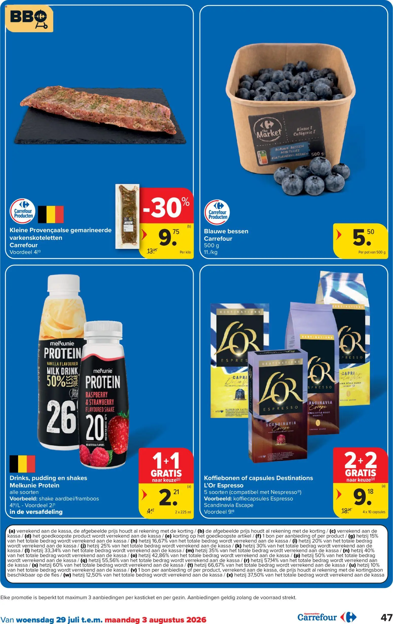 {H1} | Pagina: 47 | Producten: Pudding, Capsules, Koffiebonen, Pot