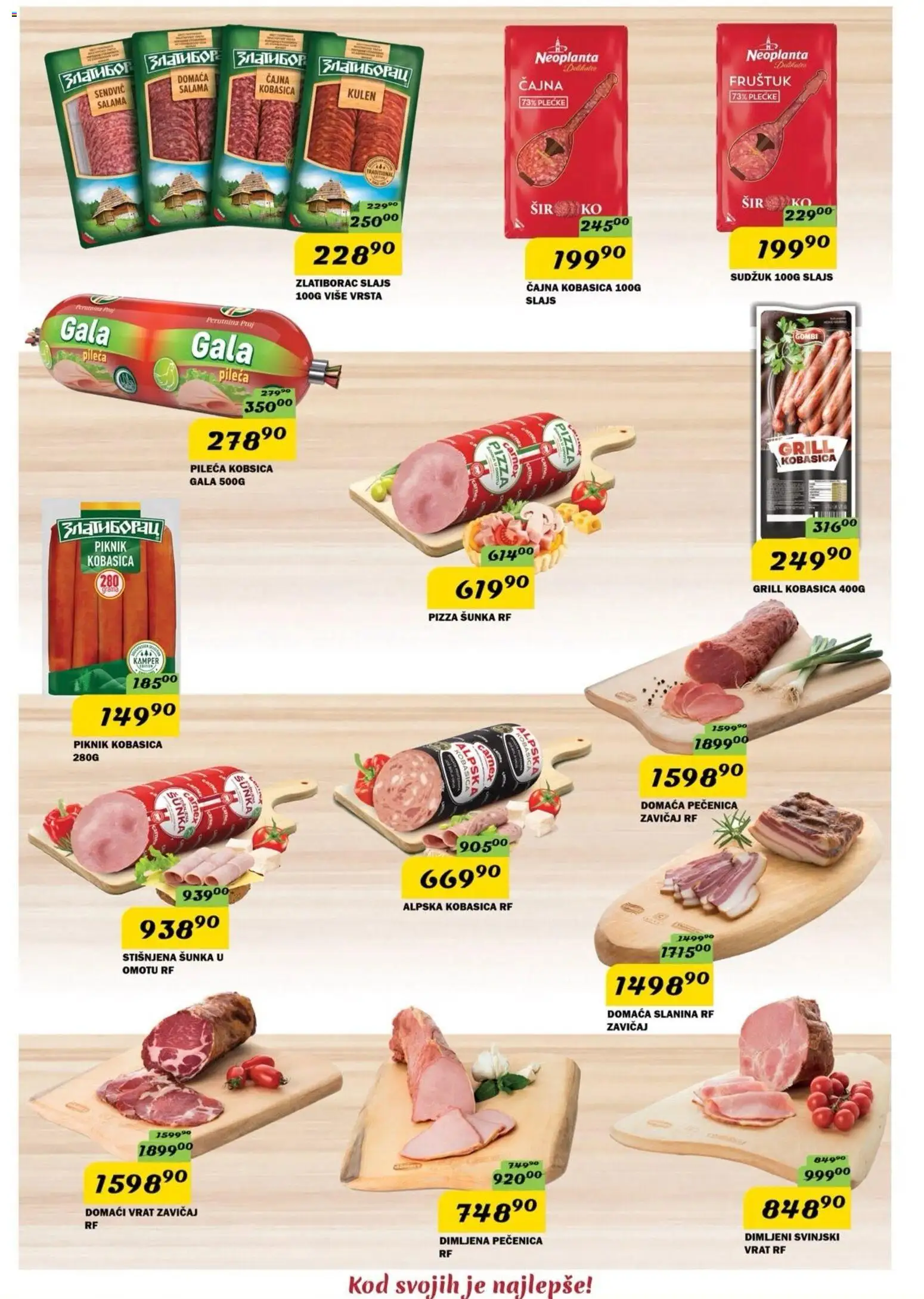 VP Dima katalog - važi od 13.08.2026 | Strana: 5 | Proizvode: Sir, Salama, Slanina, Pečenica